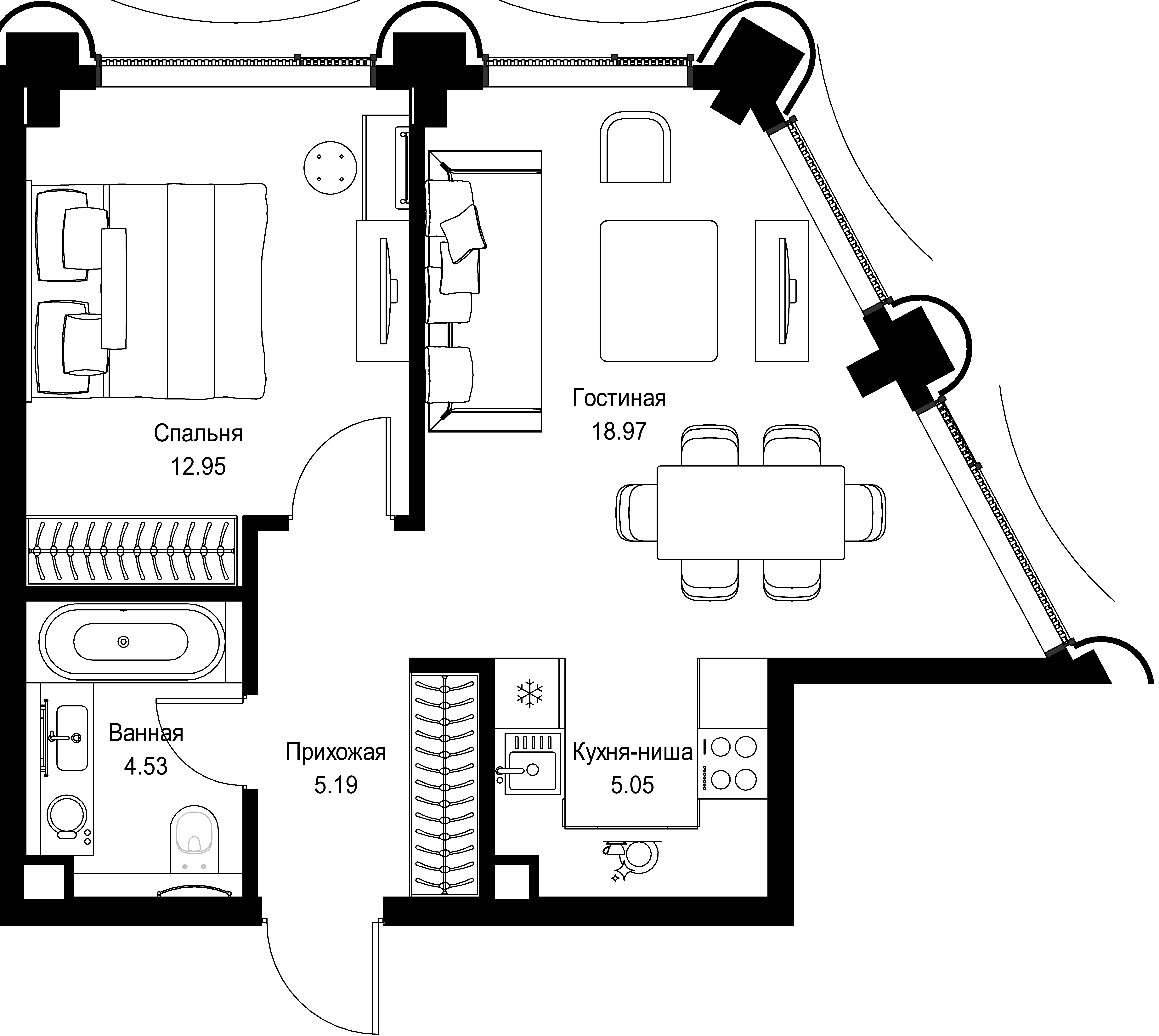 Квартира №11110