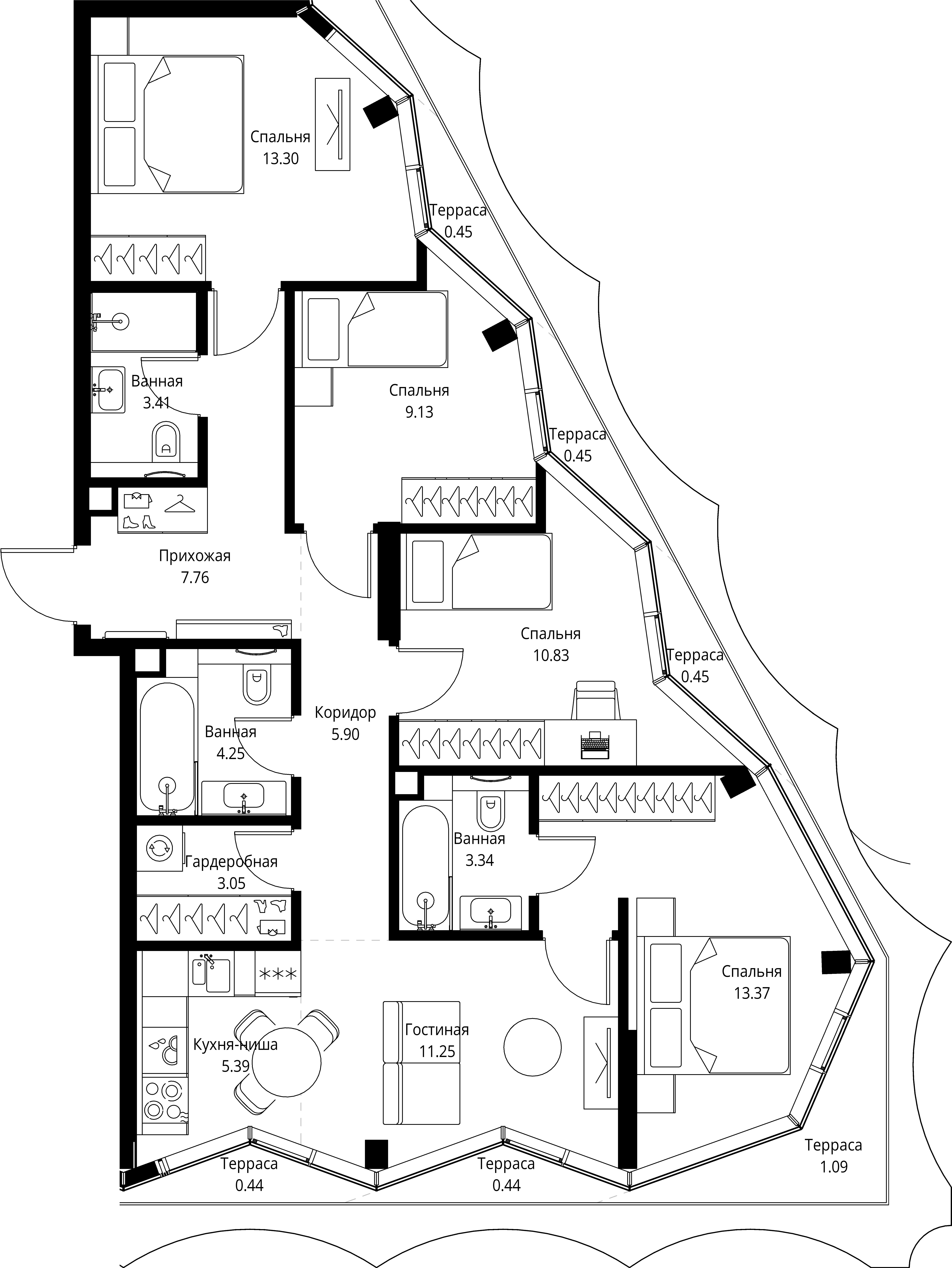 Квартира №11601