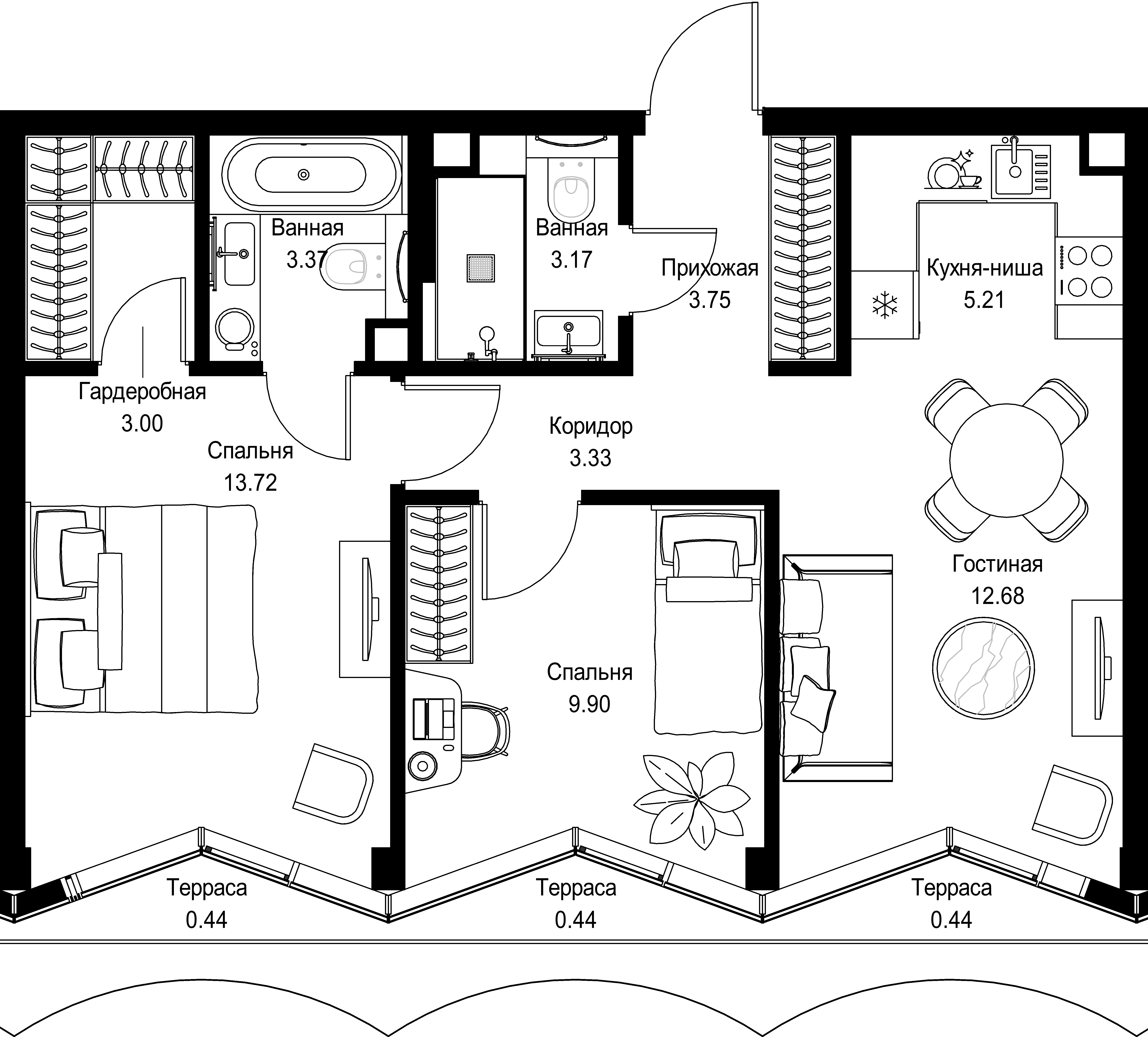 Квартира №11603