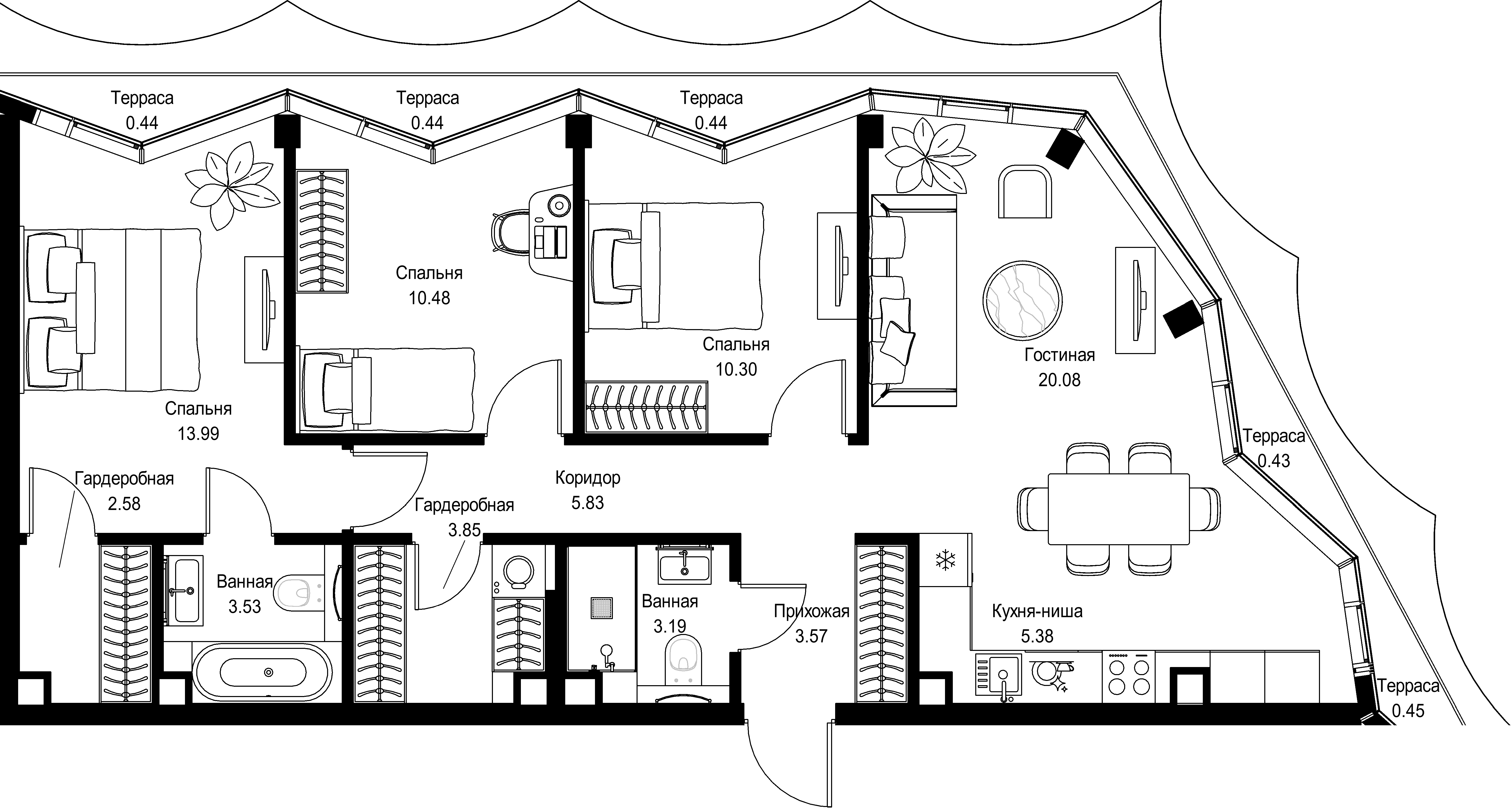 Квартира №11607
