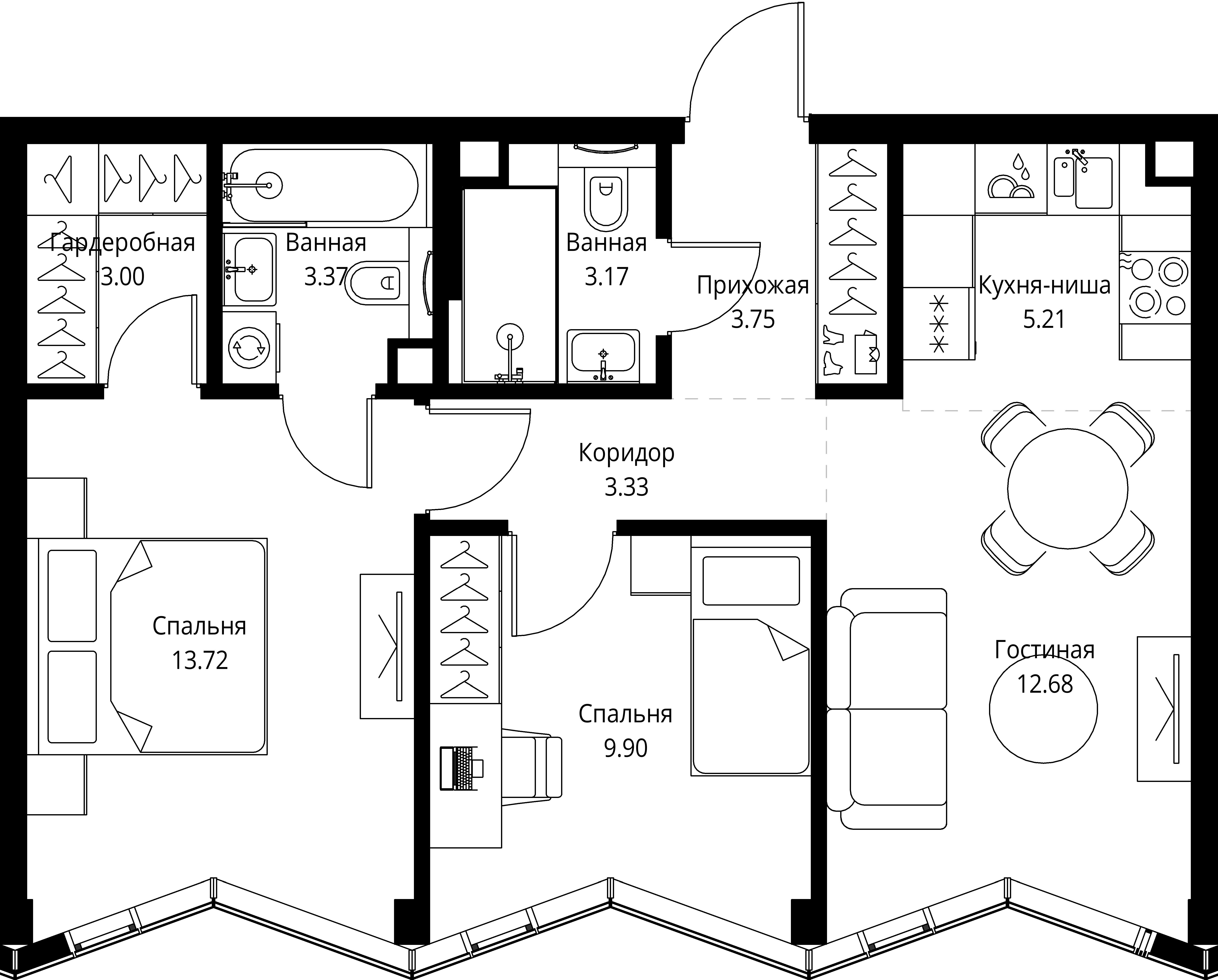 Квартира №11703