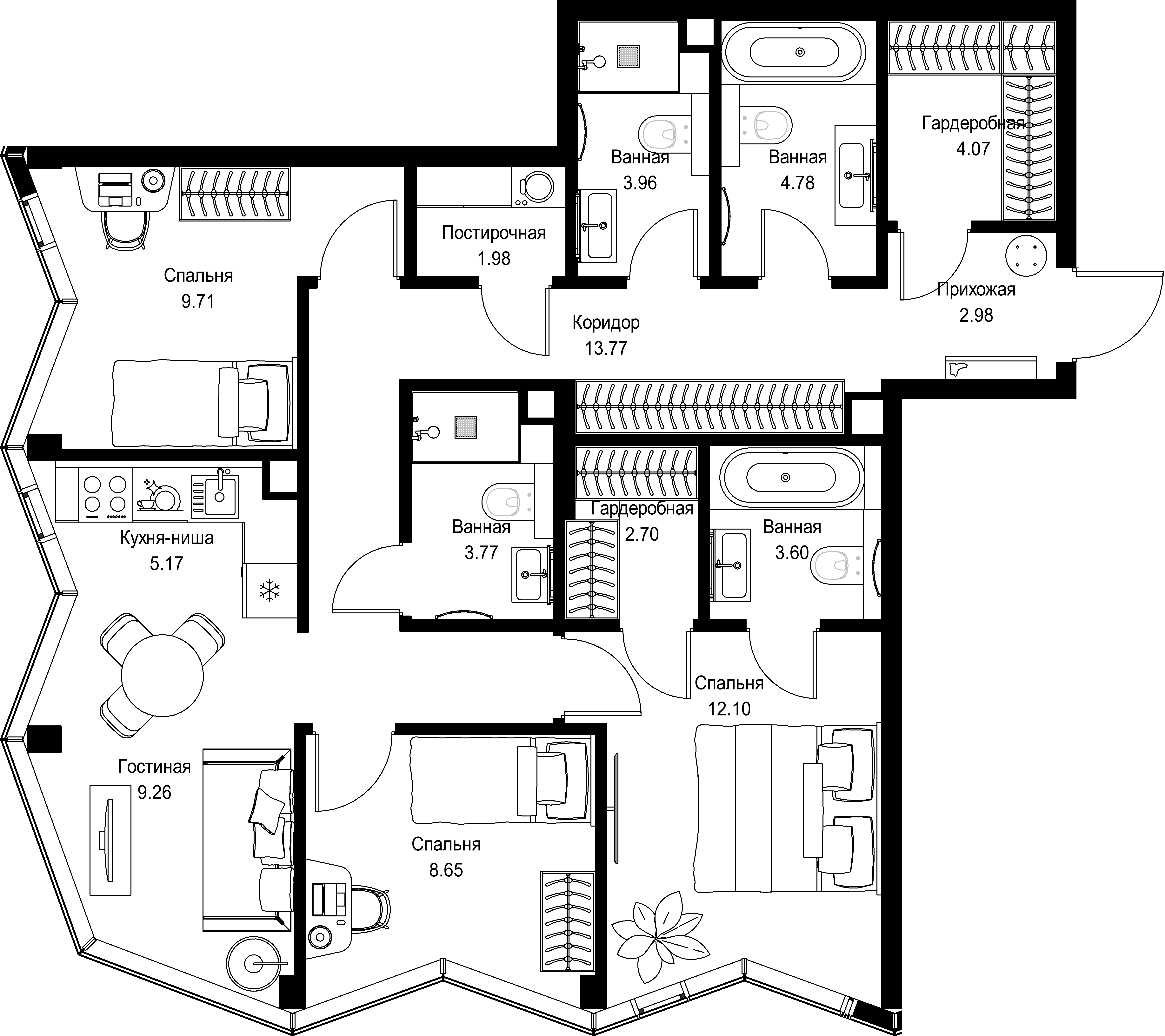 Квартира №11704
