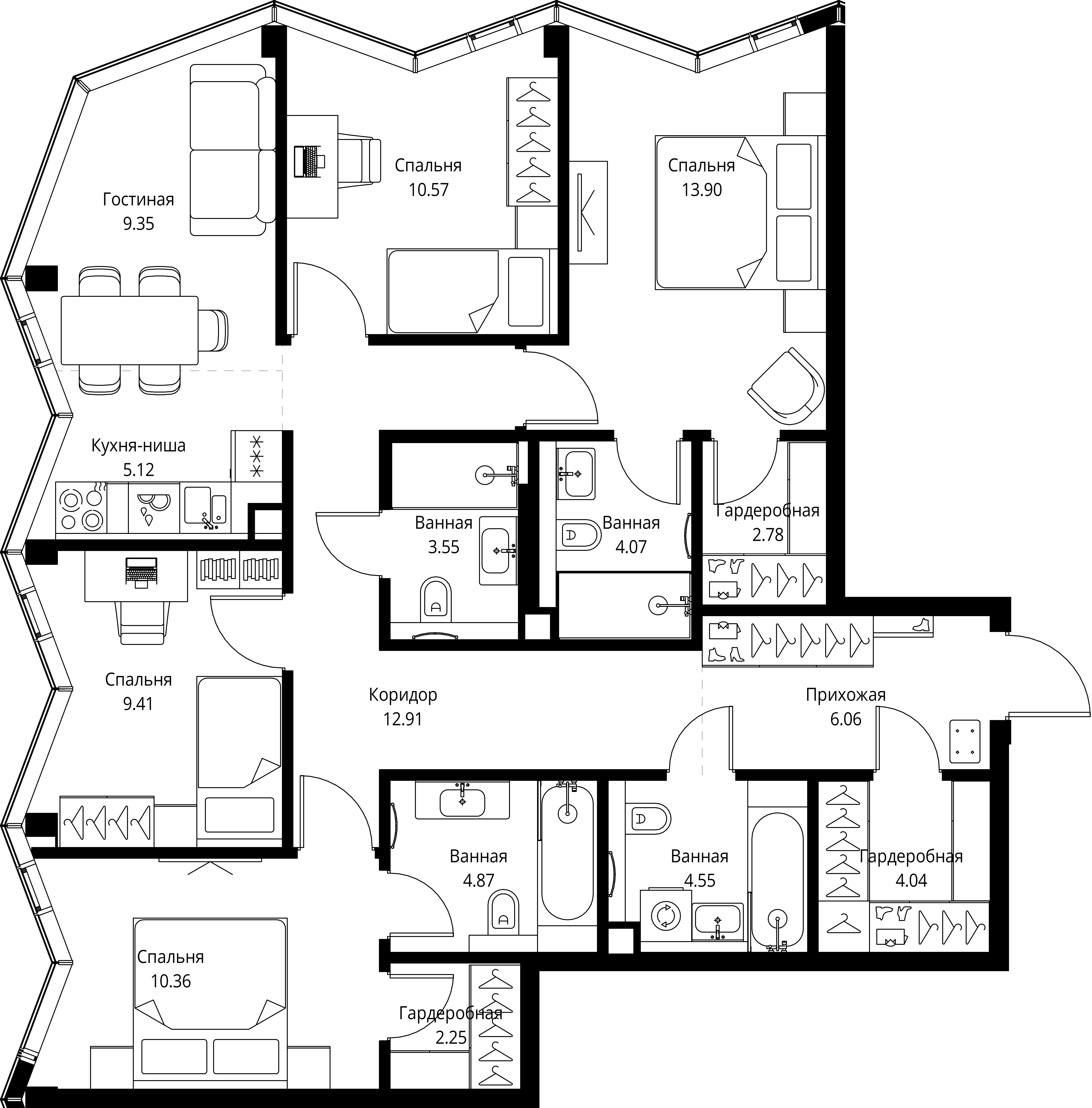 Квартира №11705