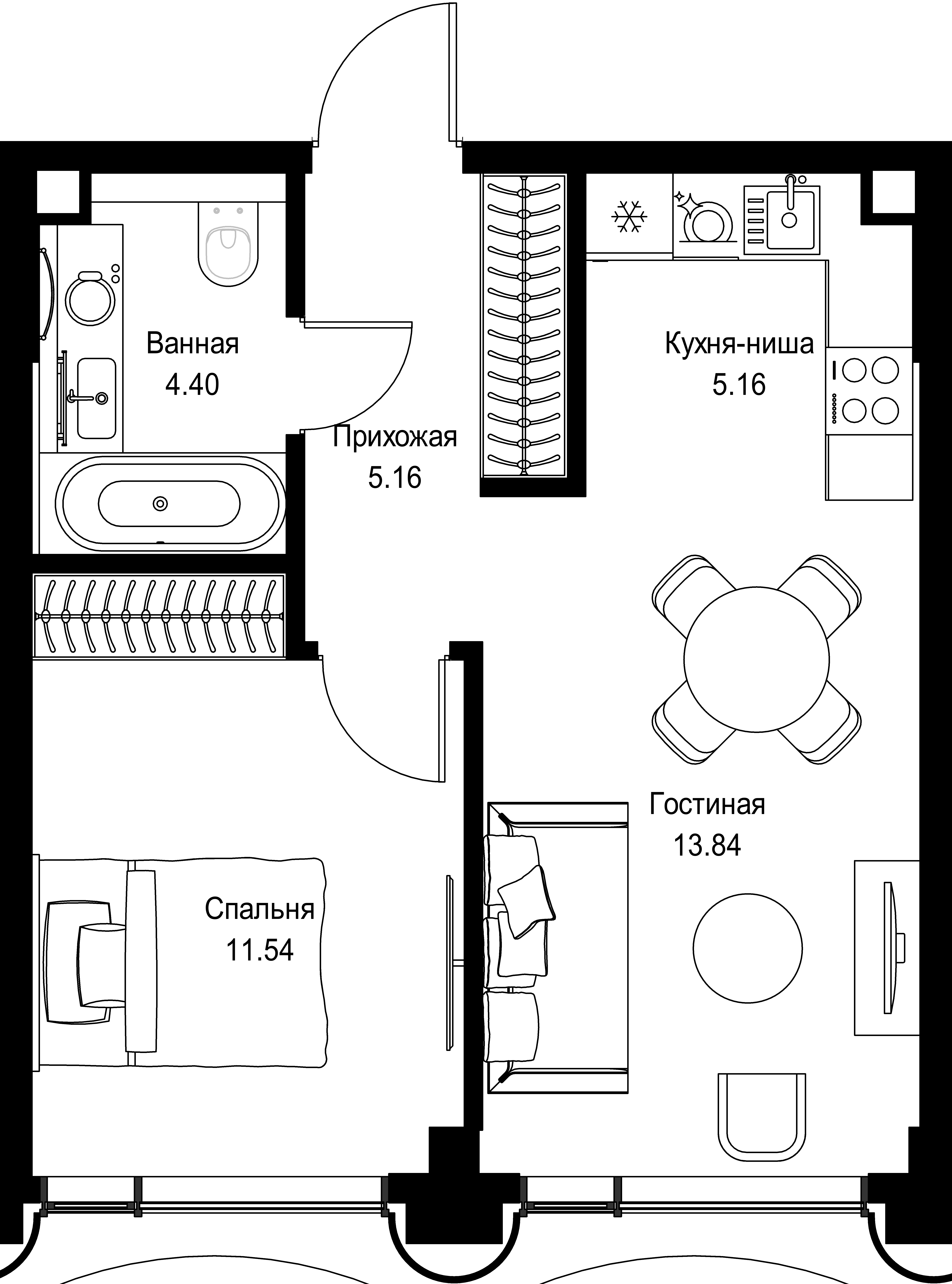 Квартира №10605