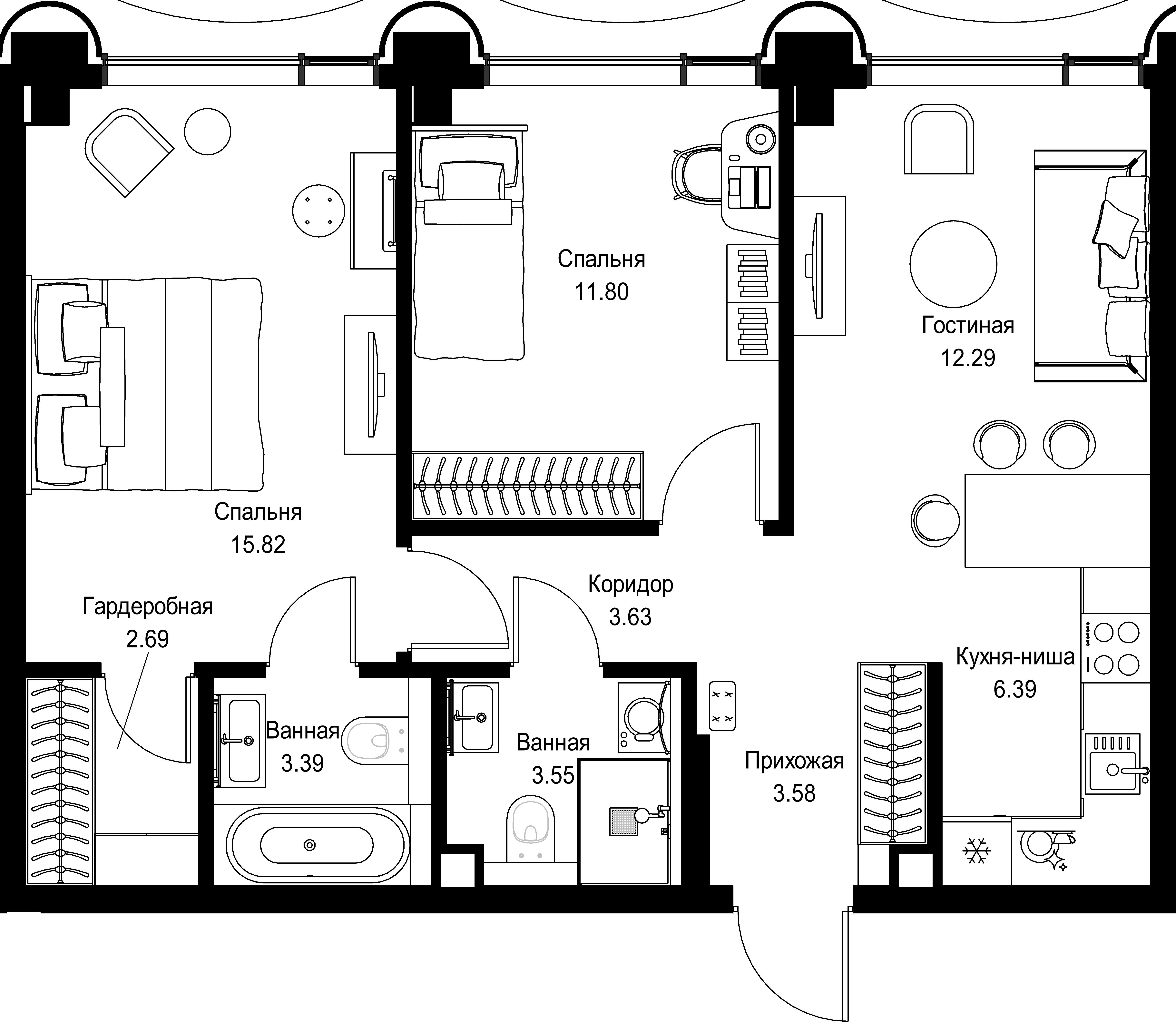 Квартира №10807