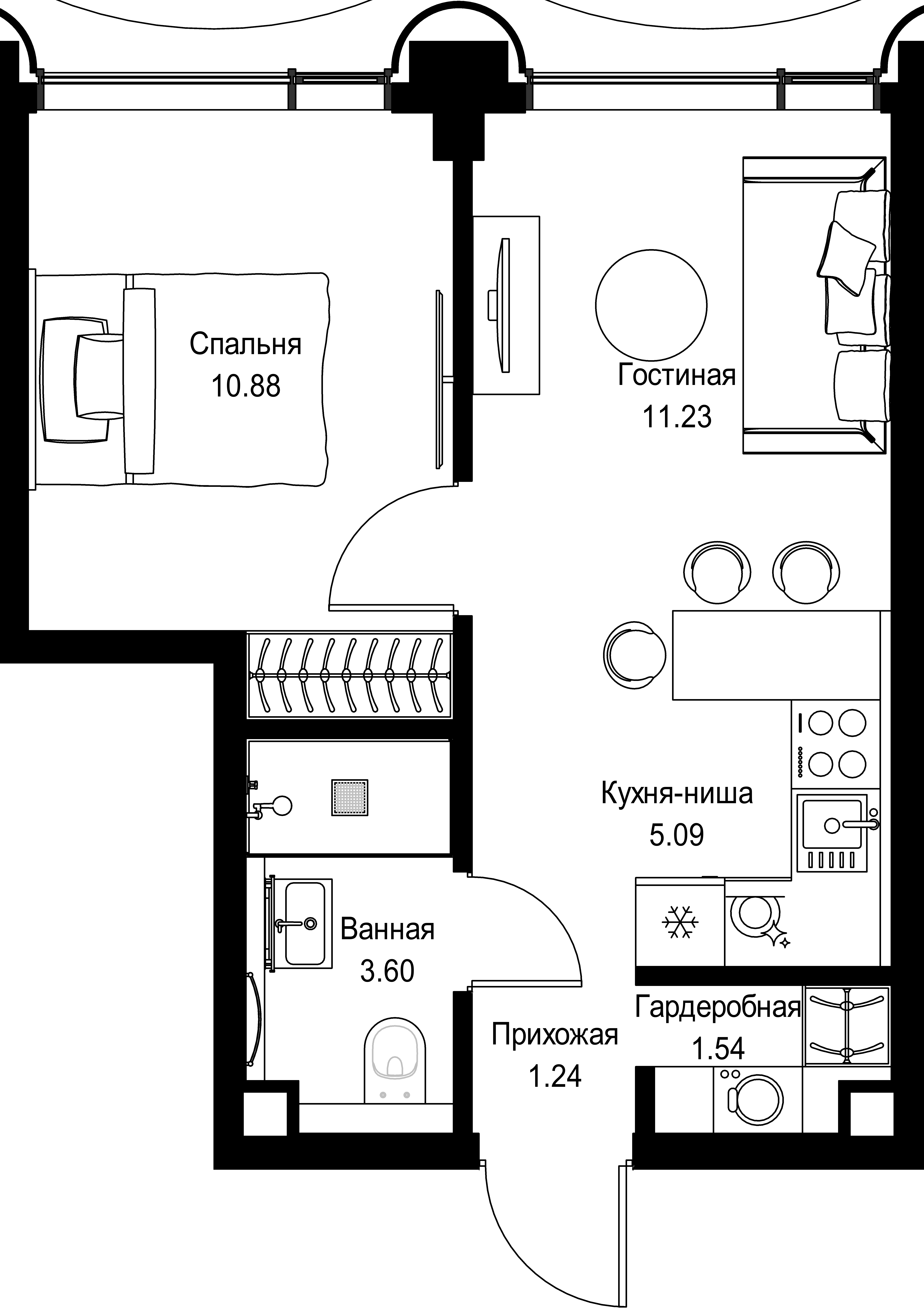 Квартира №10809