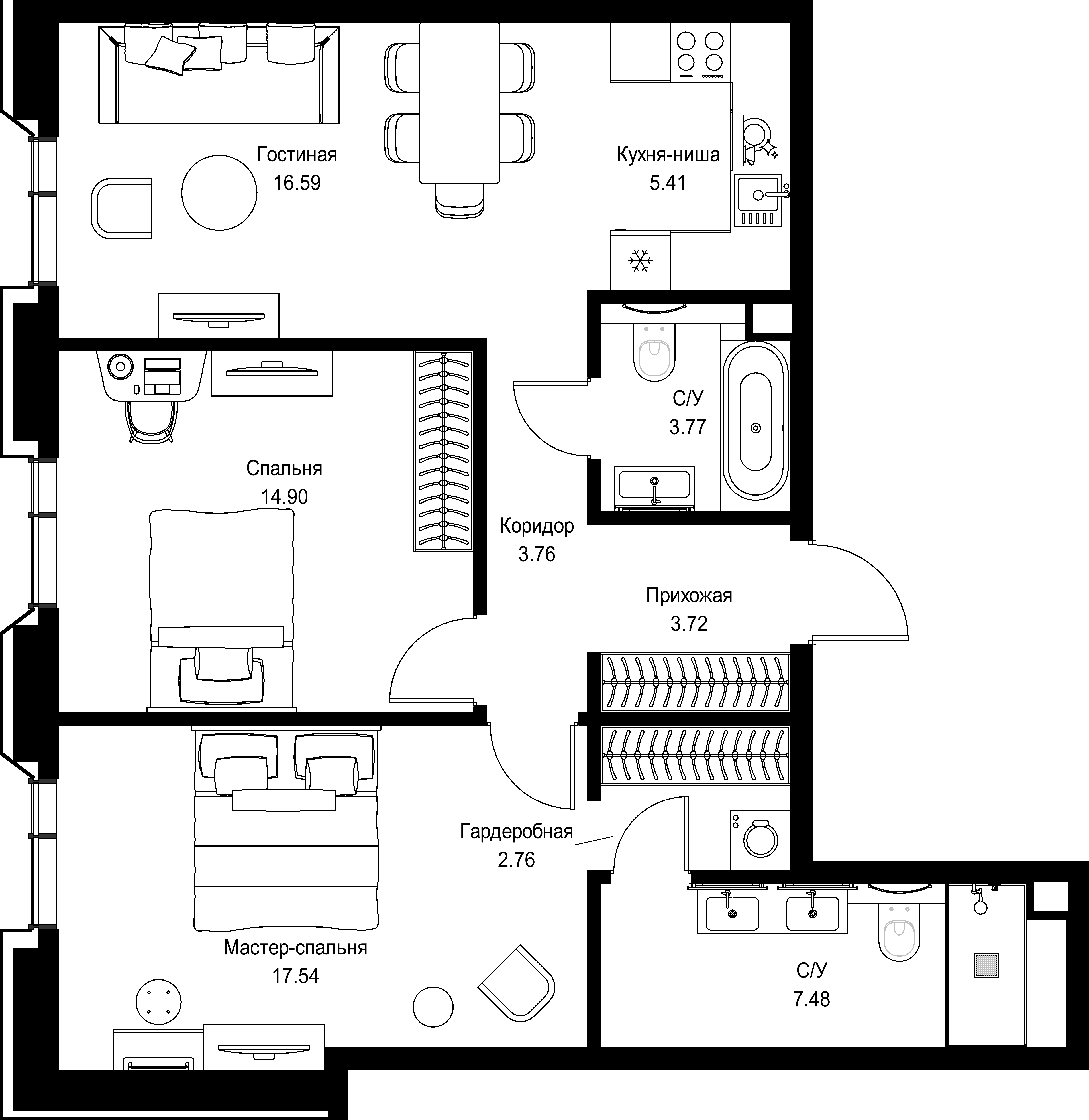 Квартира №21110