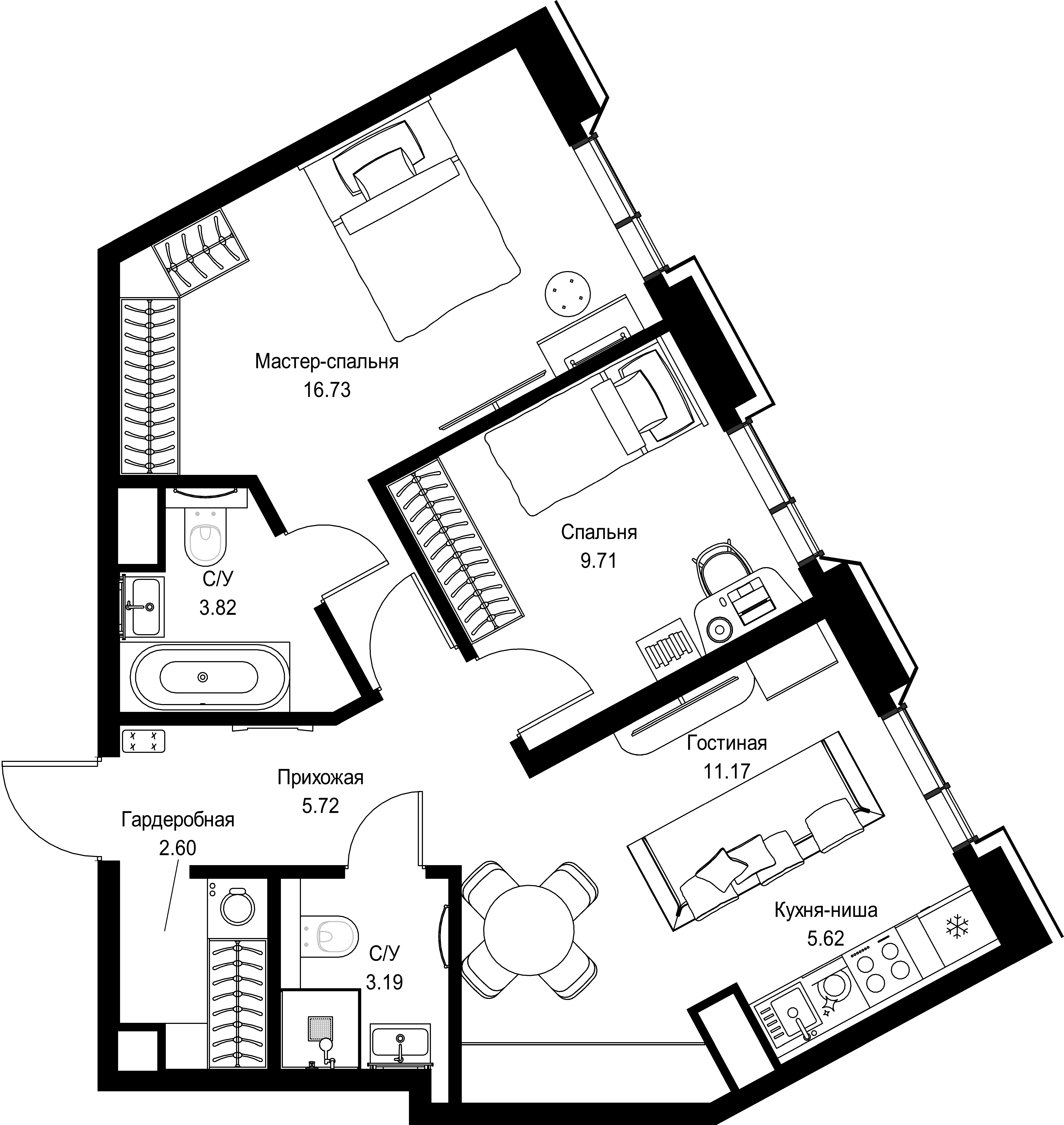 Квартира №21406