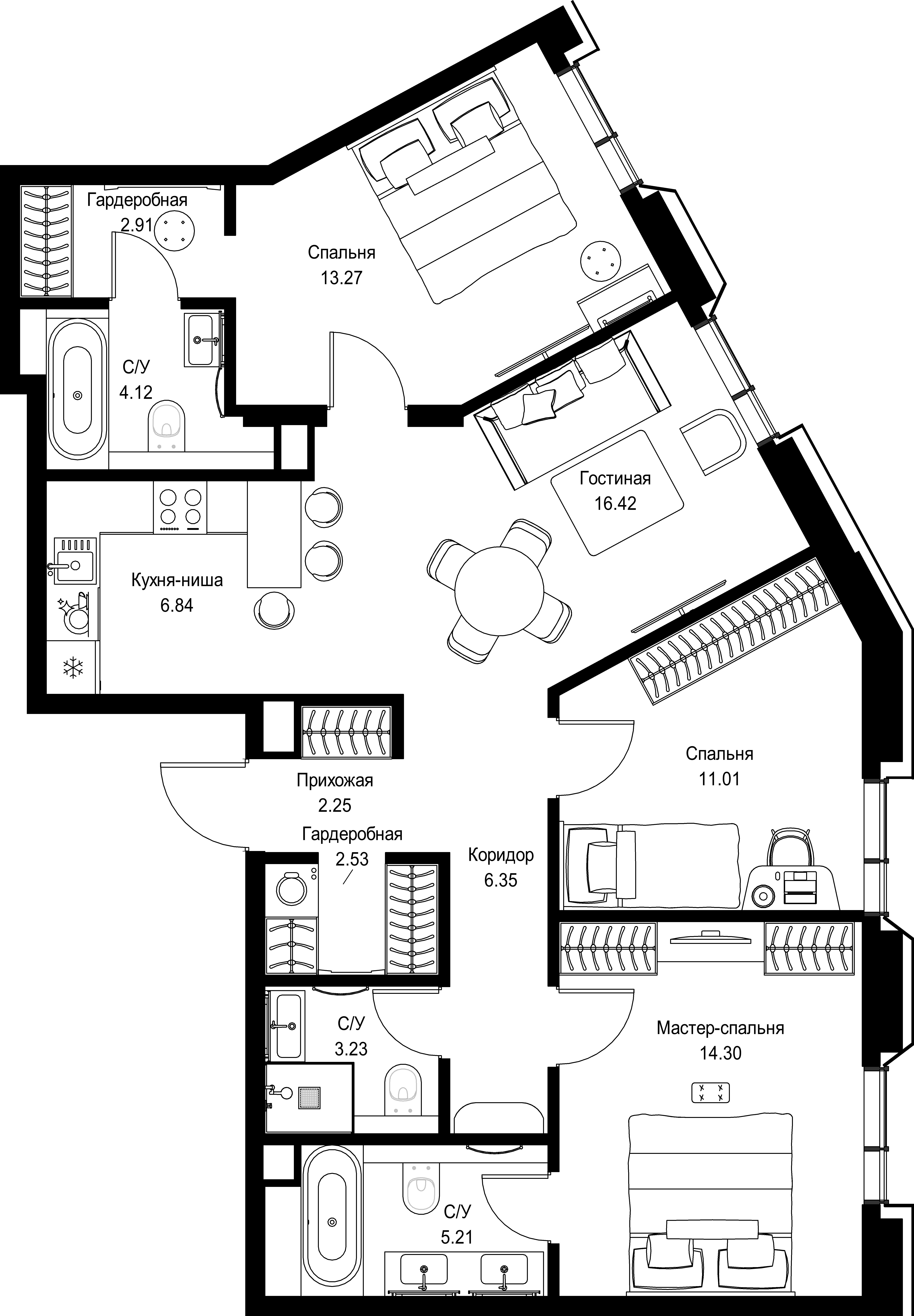 Квартира №21407