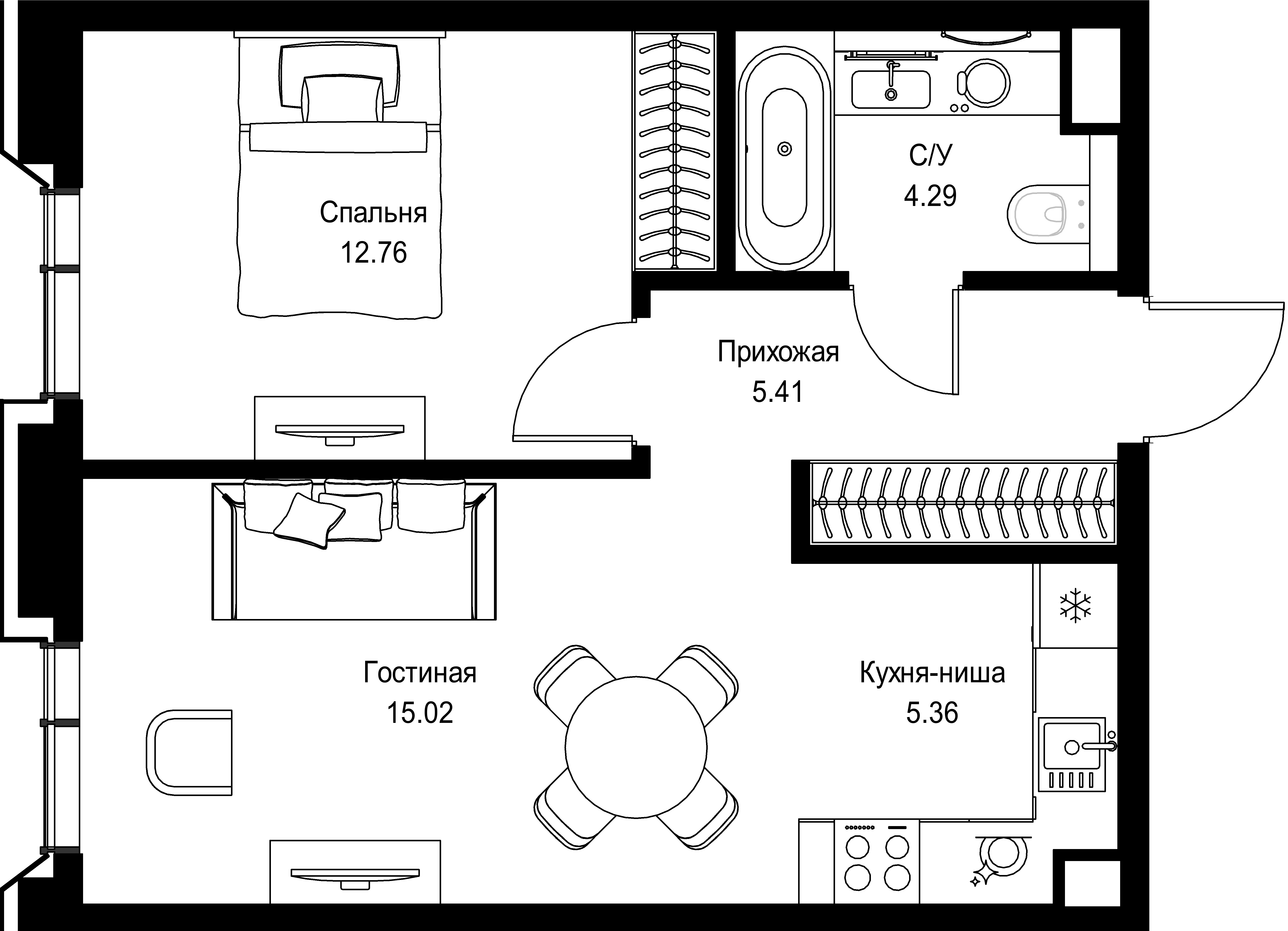Квартира №21411