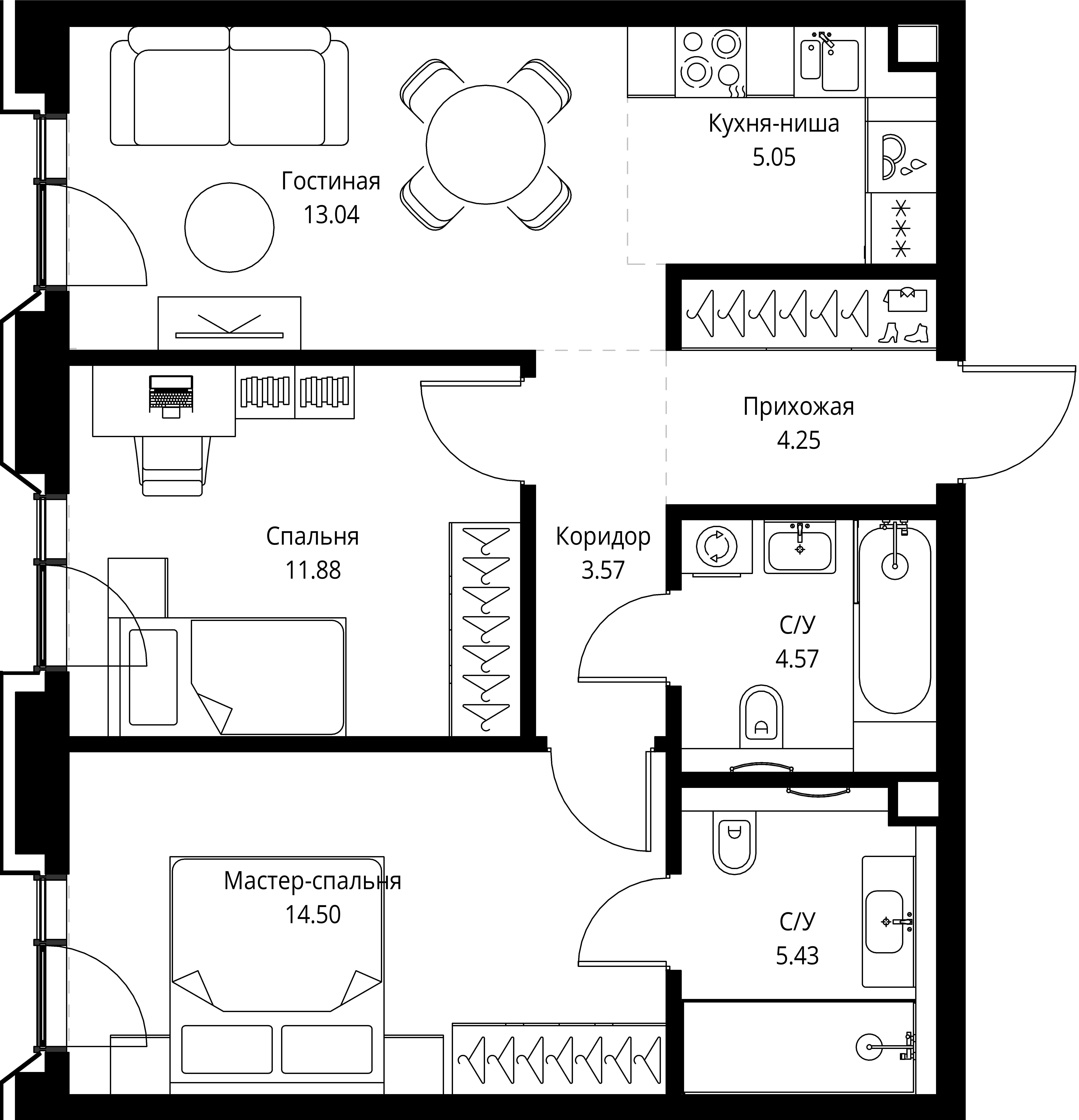 Квартира №21412