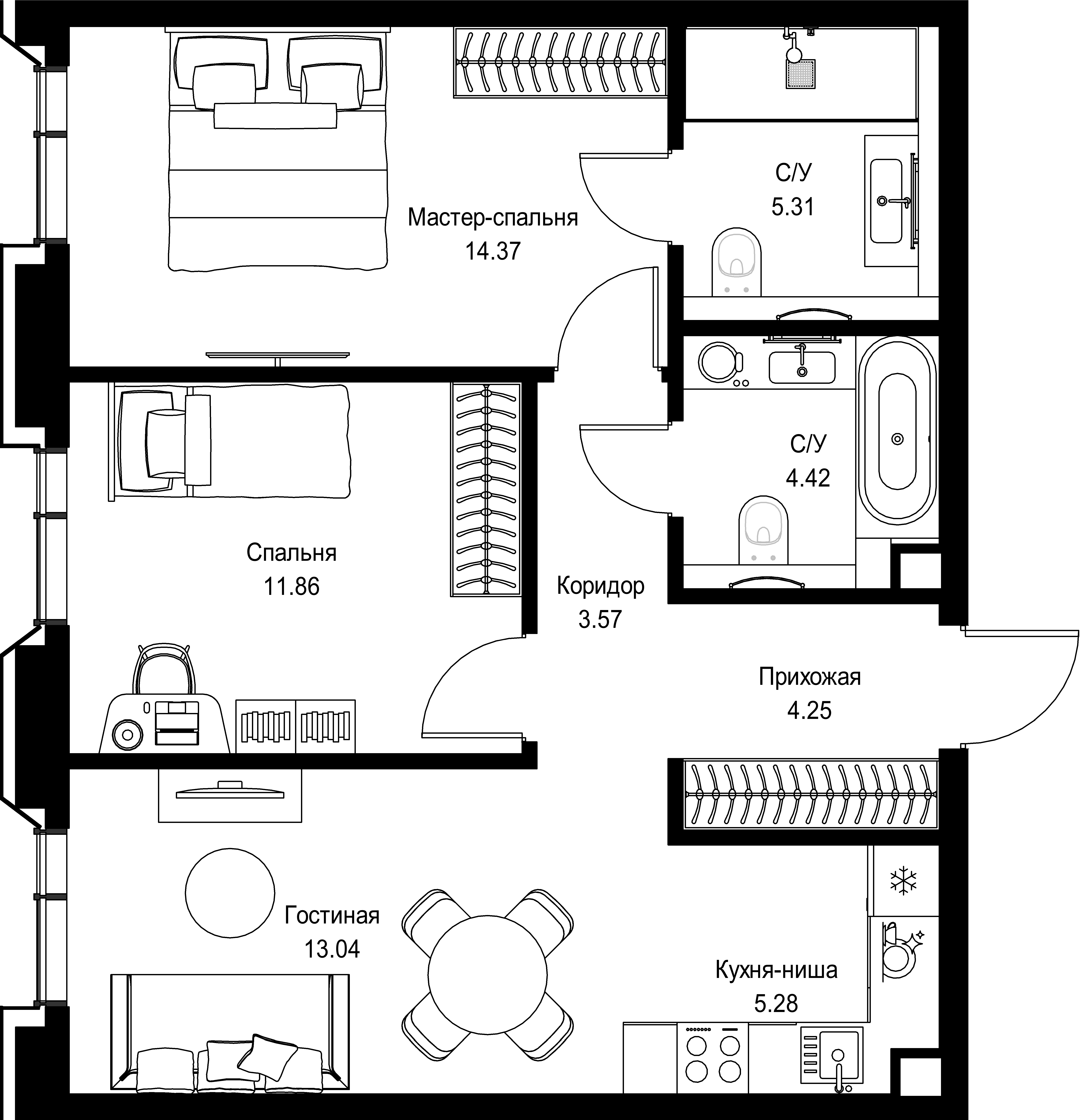 Квартира №21413