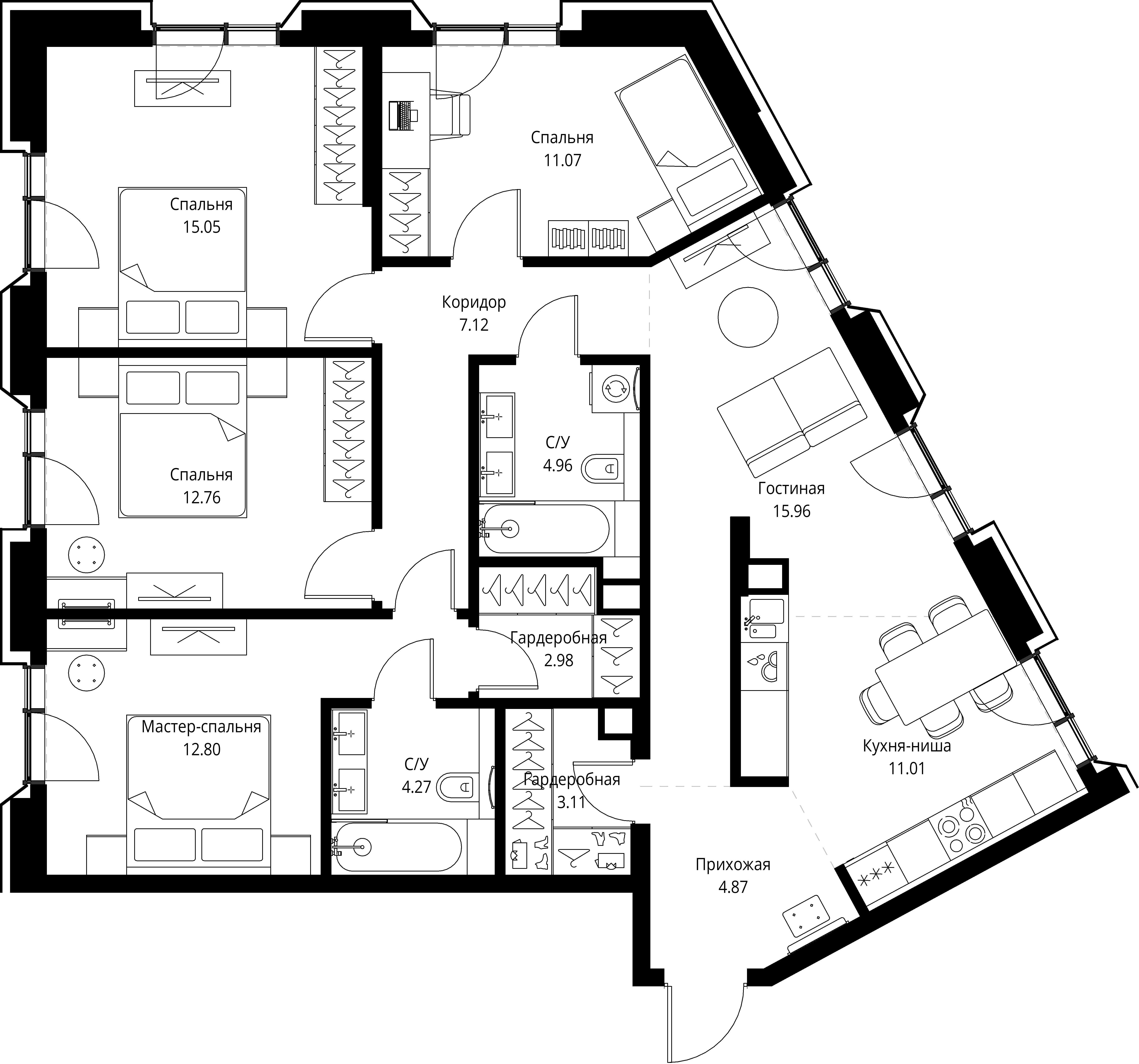 Квартира №21605