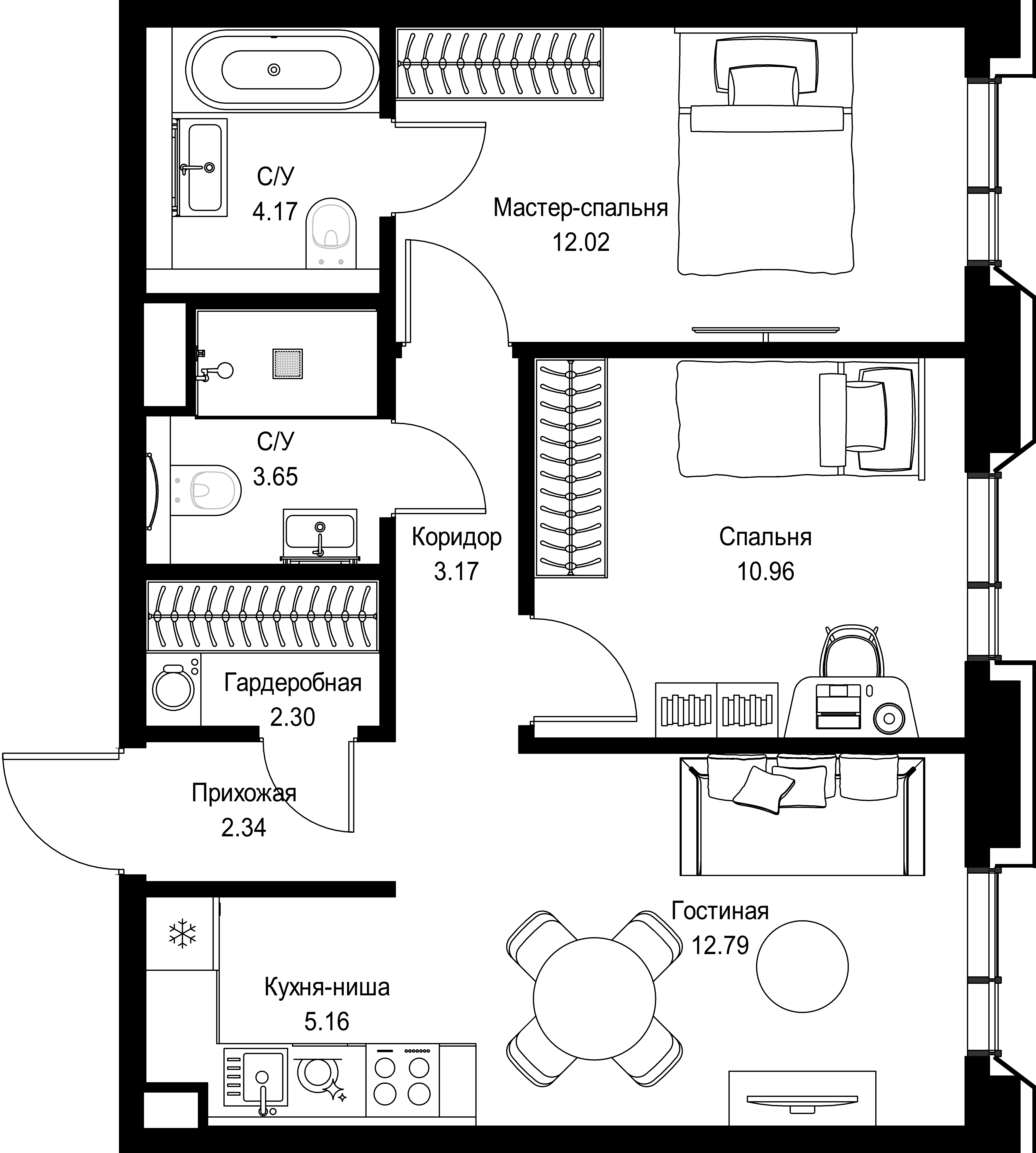 Квартира №21608