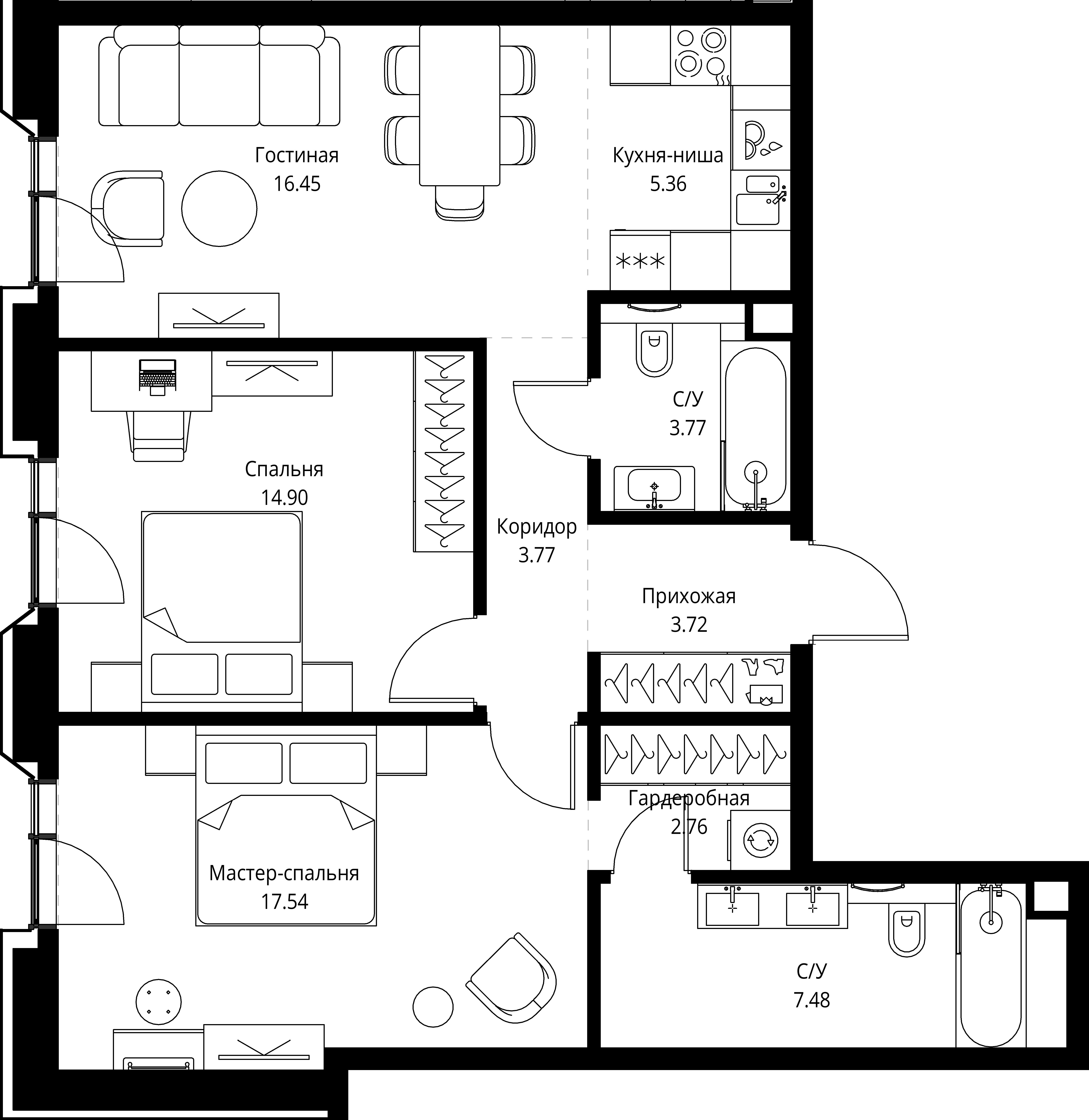 Квартира №21610
