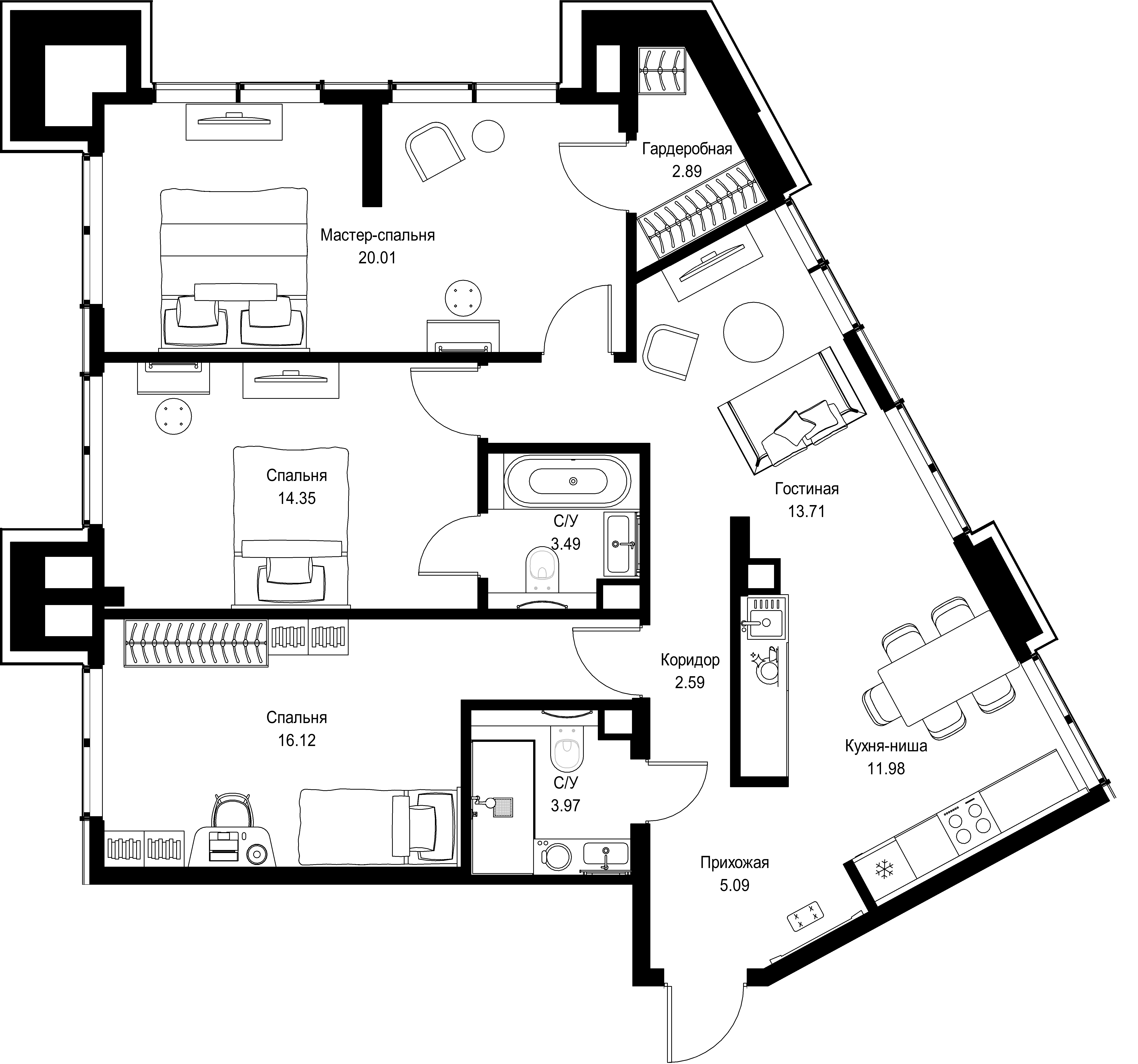 Квартира №22103