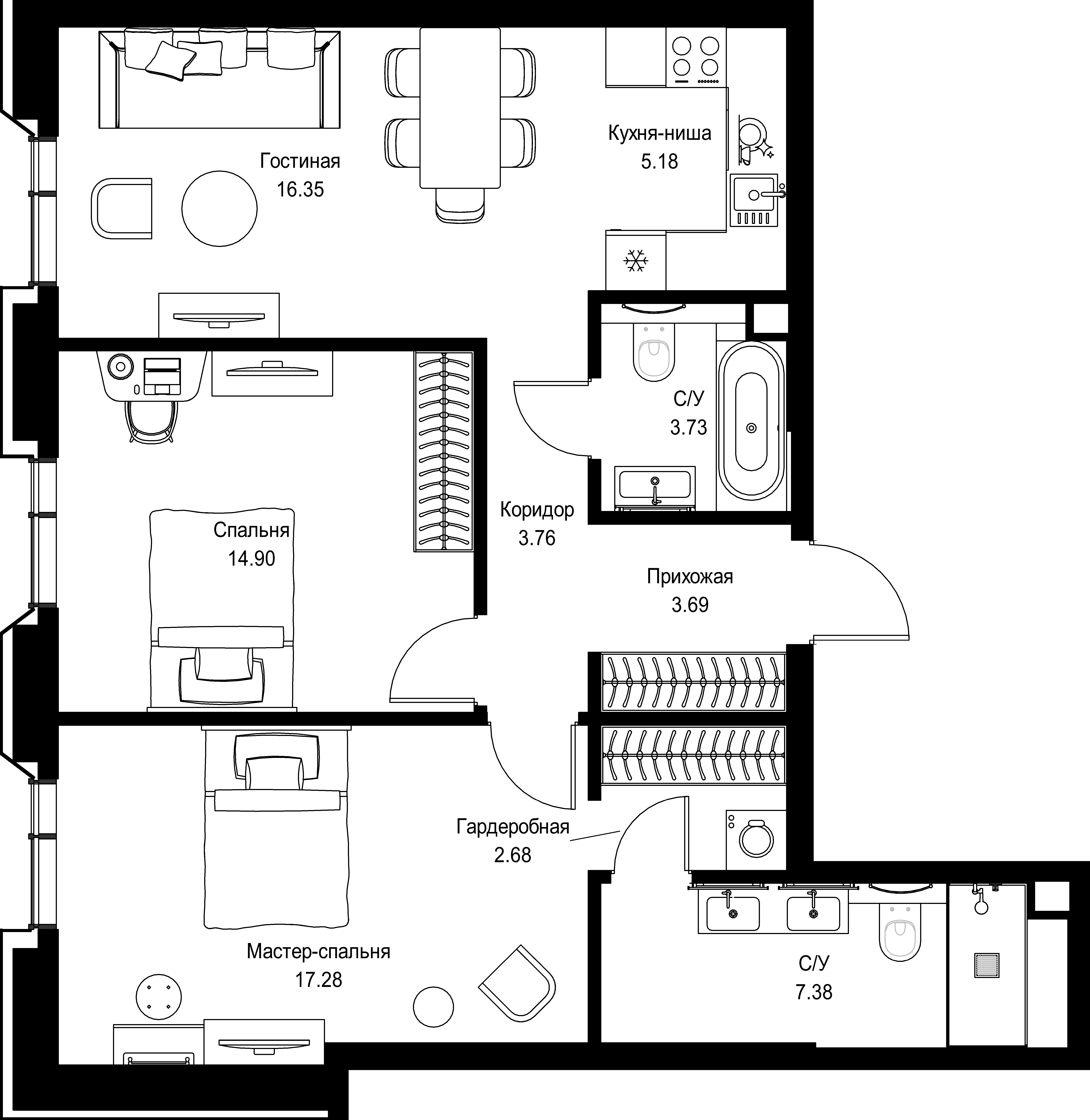 Квартира №20513