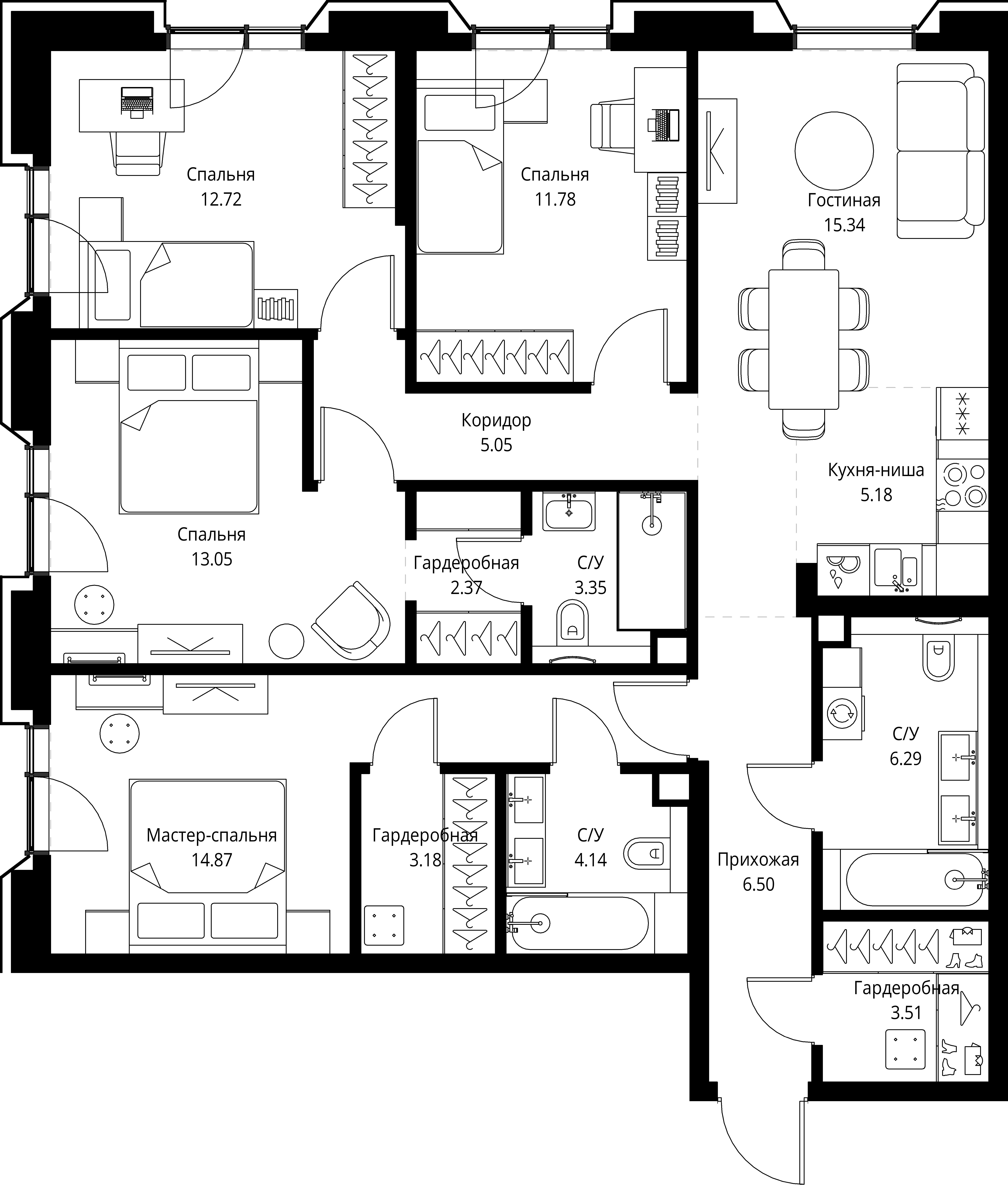 Квартира №20705