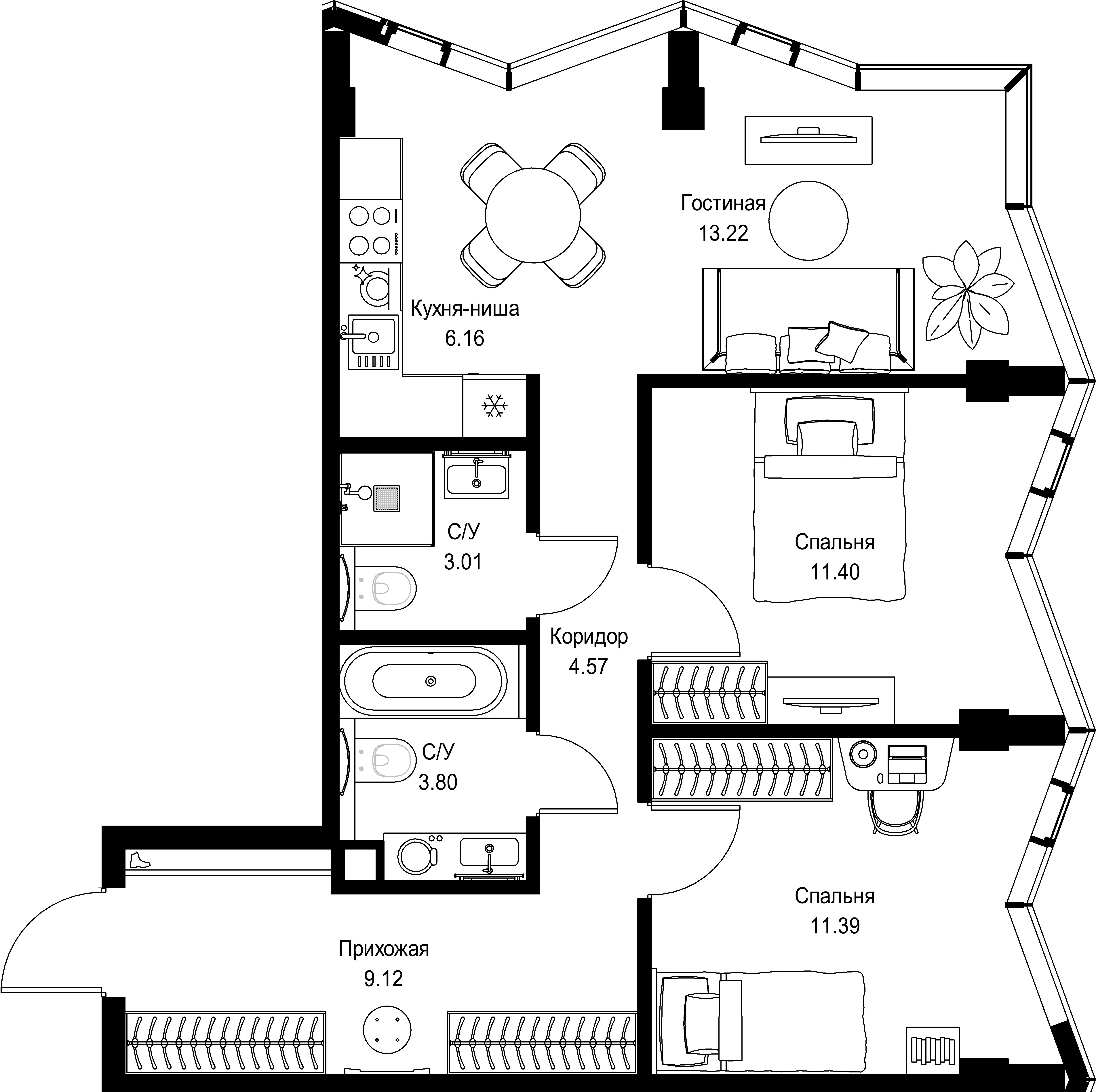 Квартира №31107