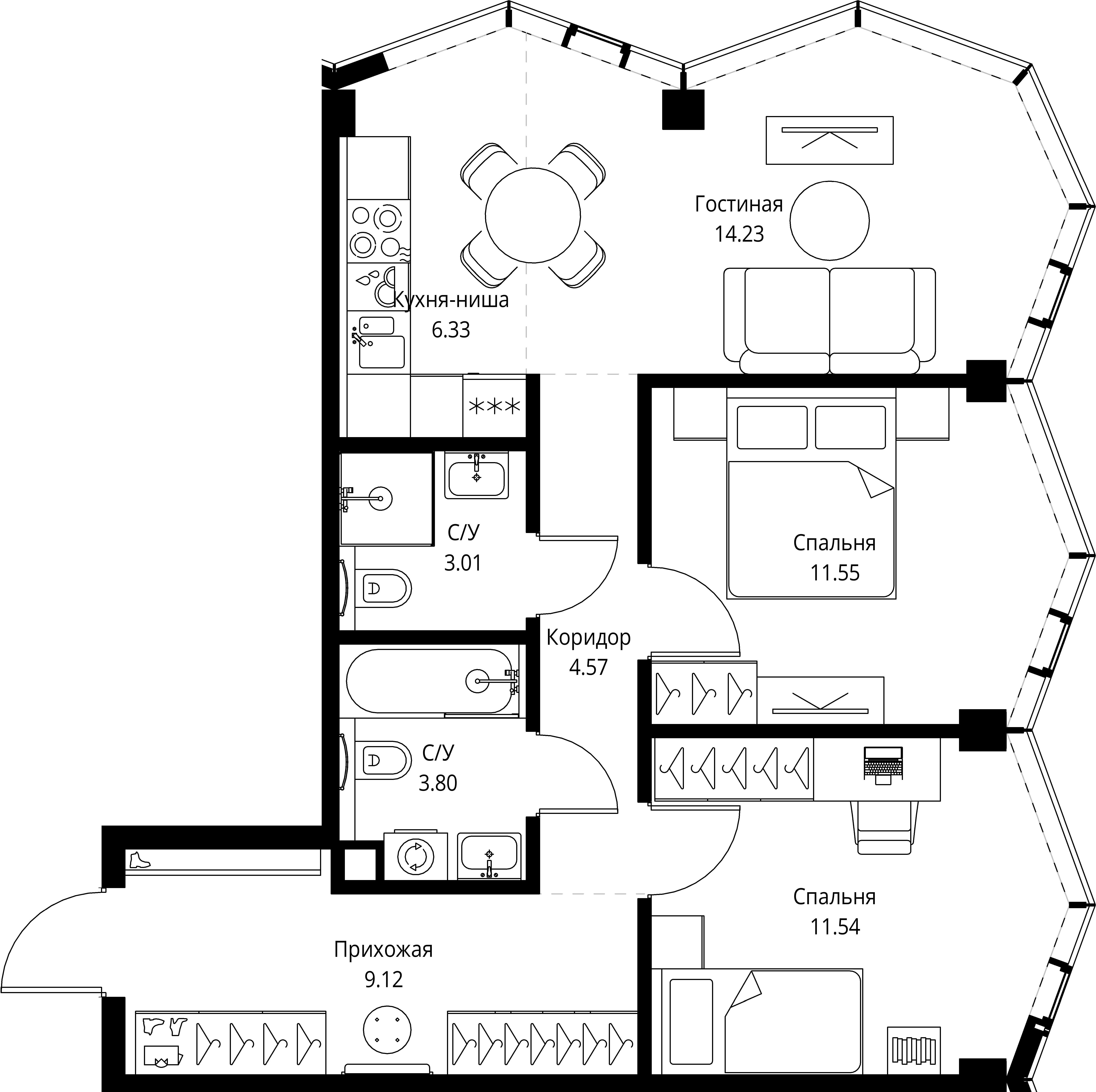 Квартира №31207