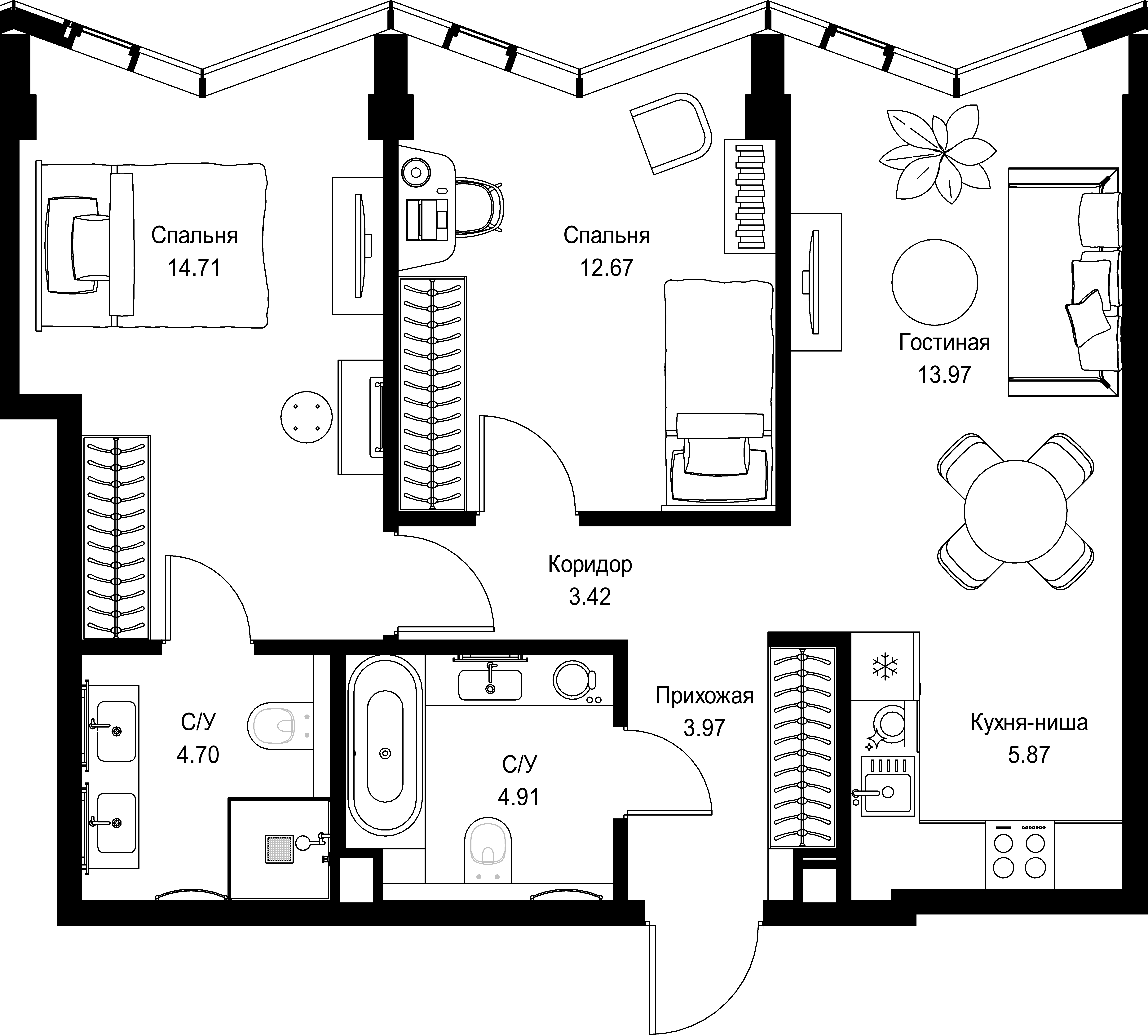 Квартира №31306