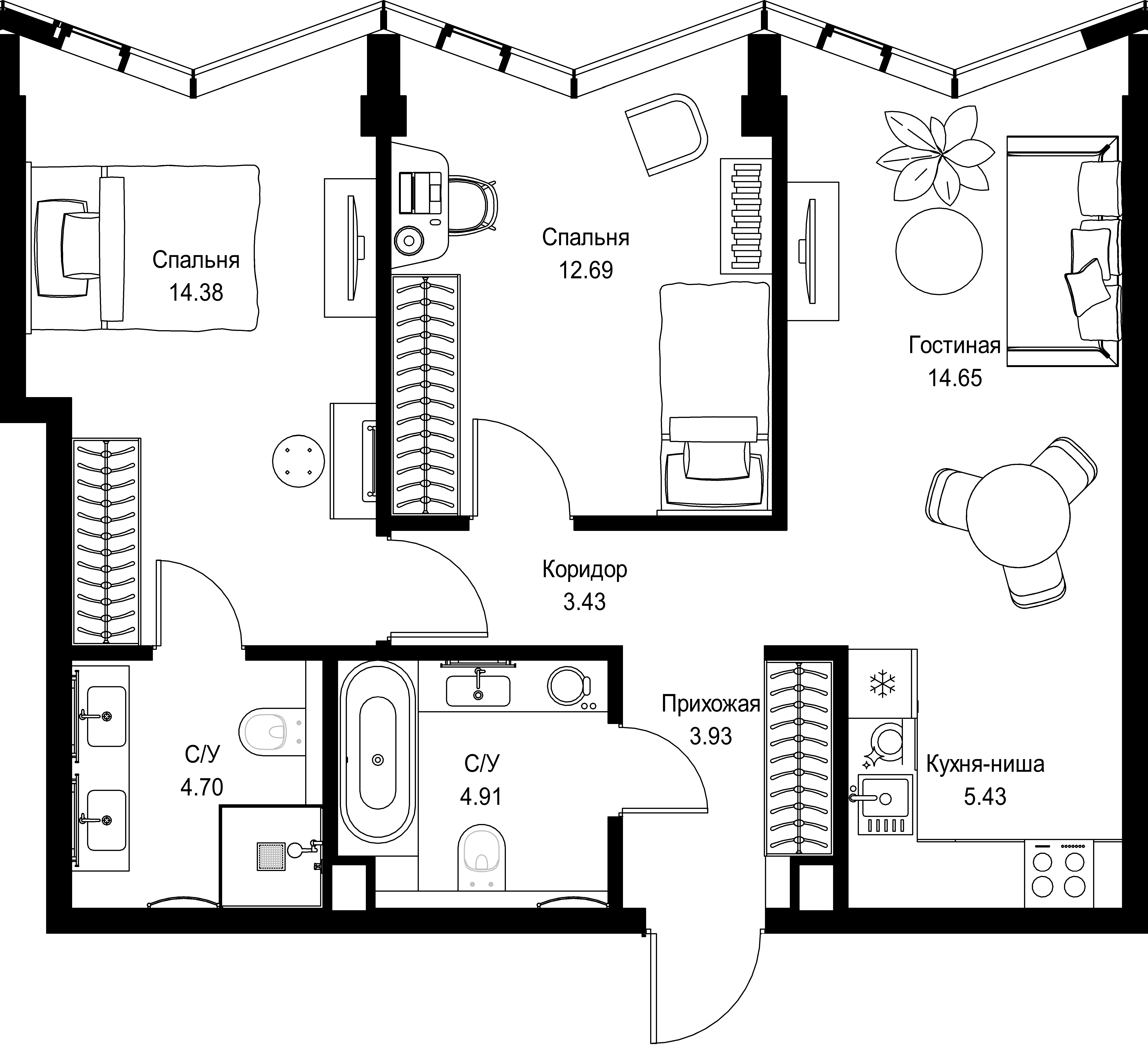 Квартира №31505