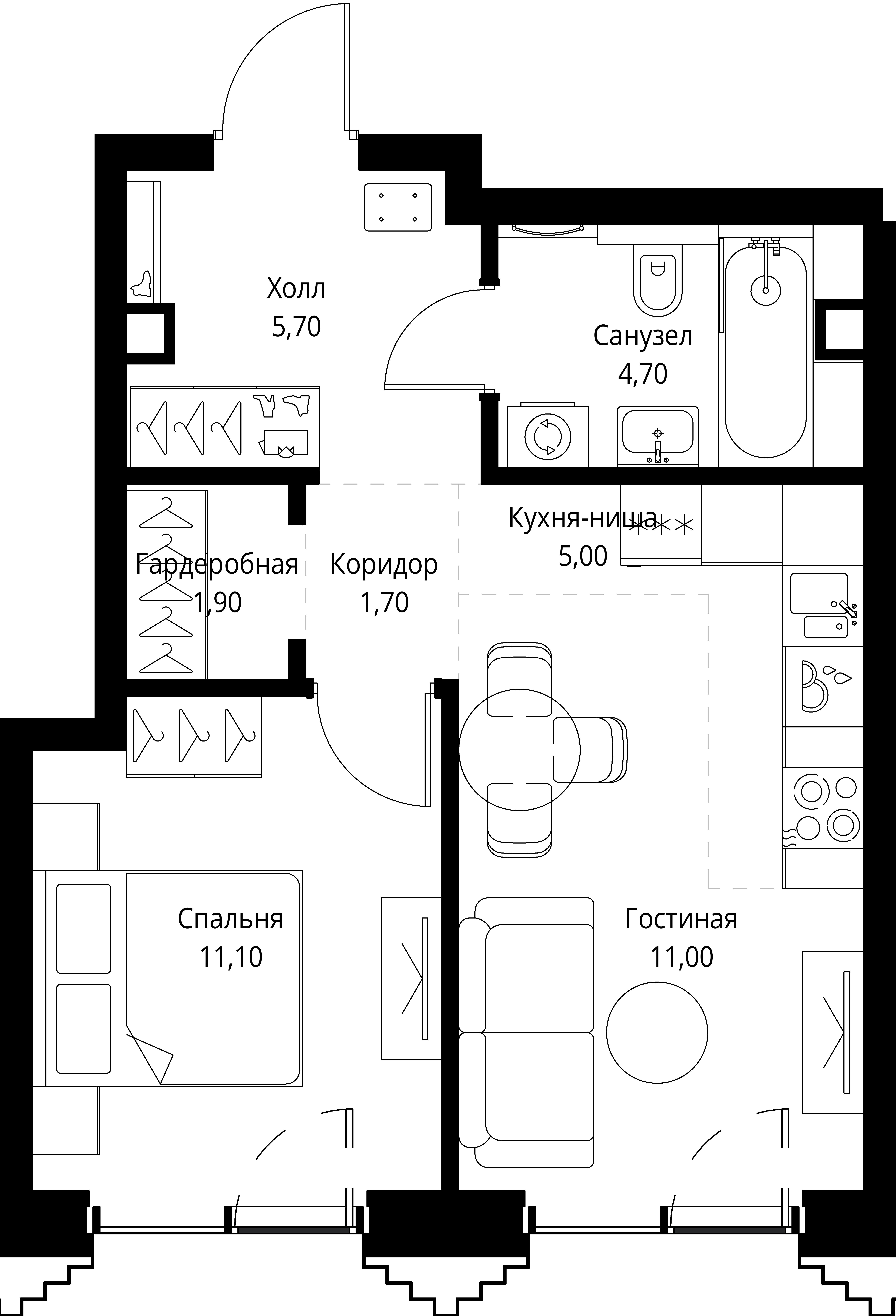 Квартира №232457