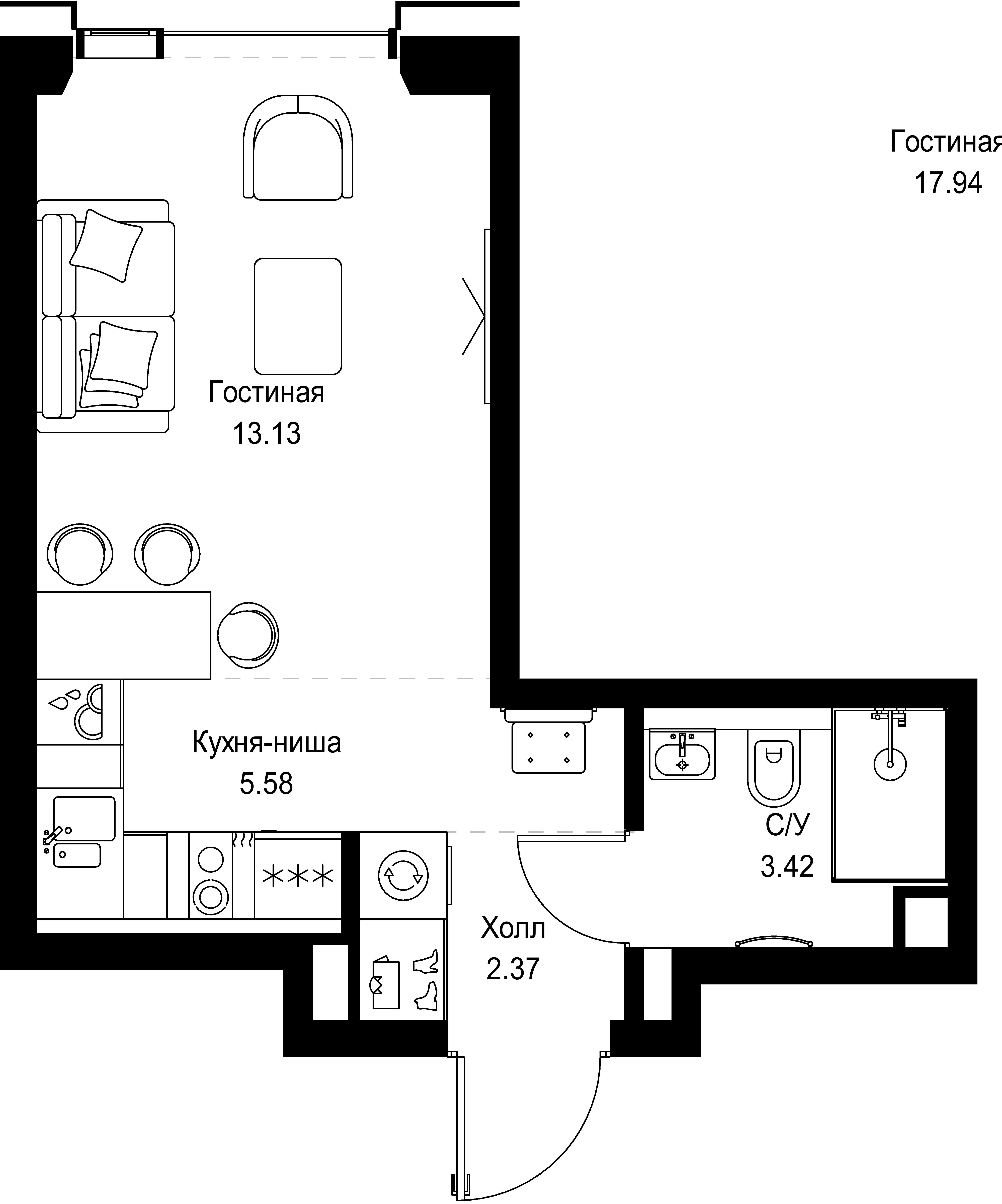 Квартира №13304