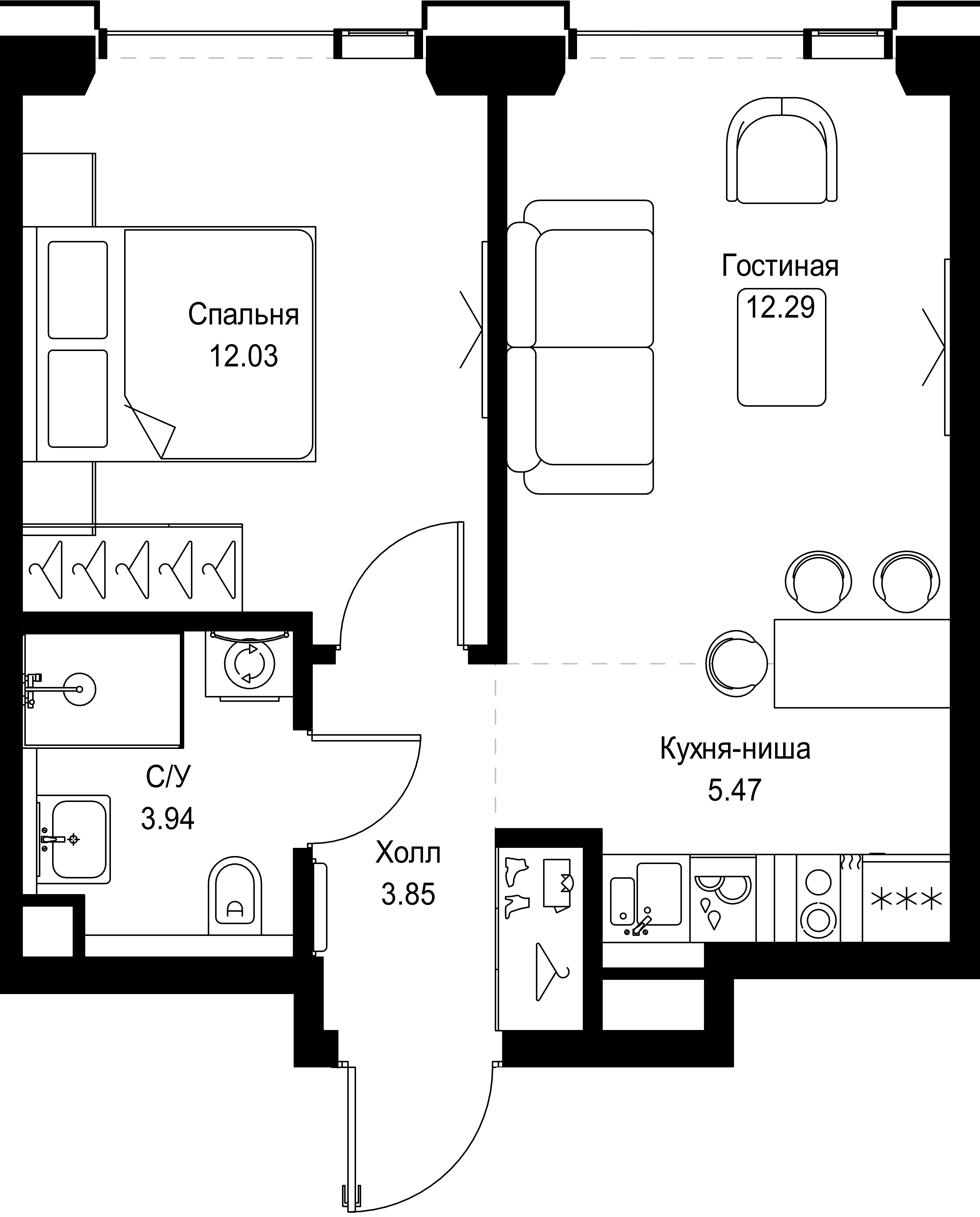 Квартира №14603