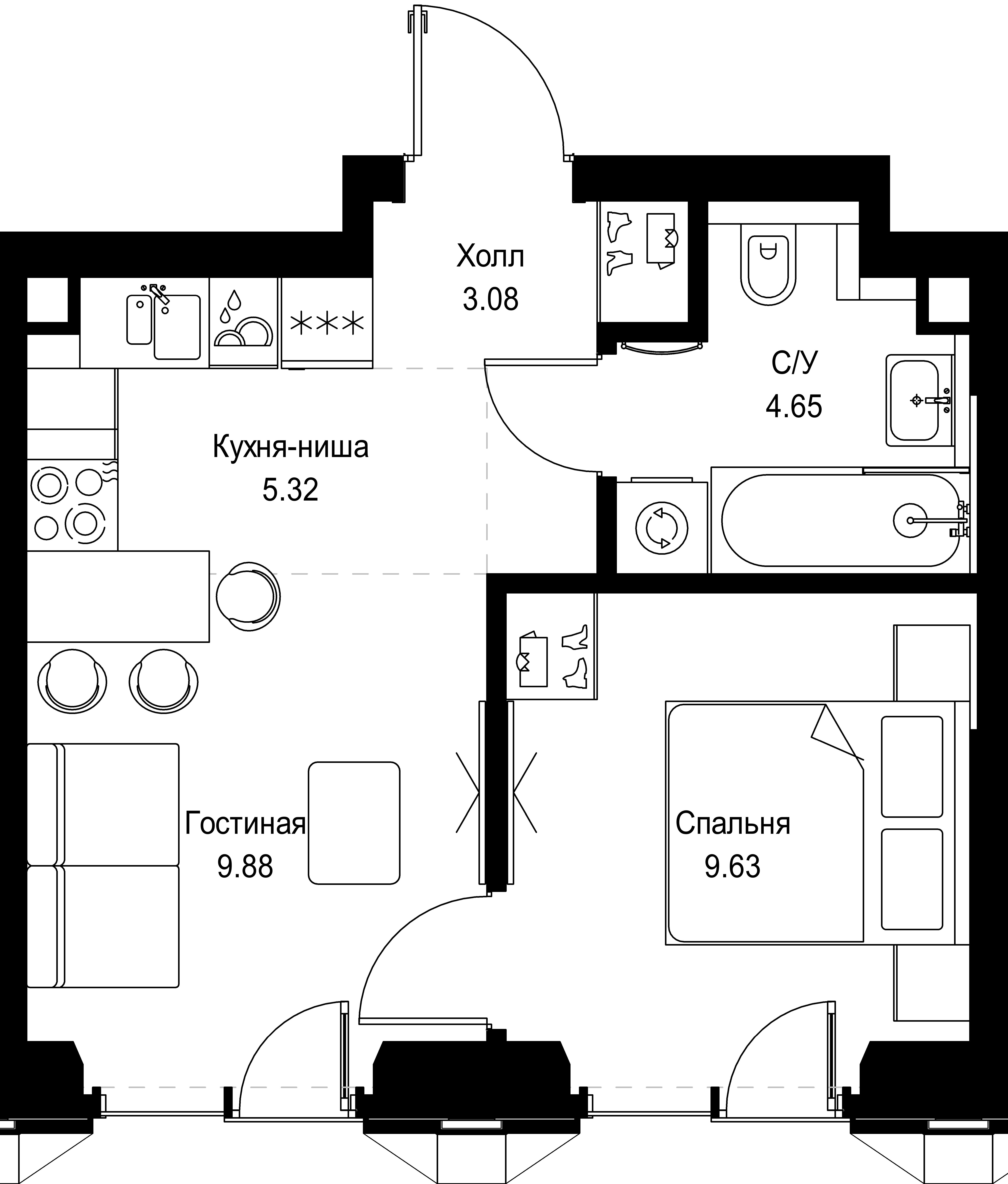 Квартира №21306