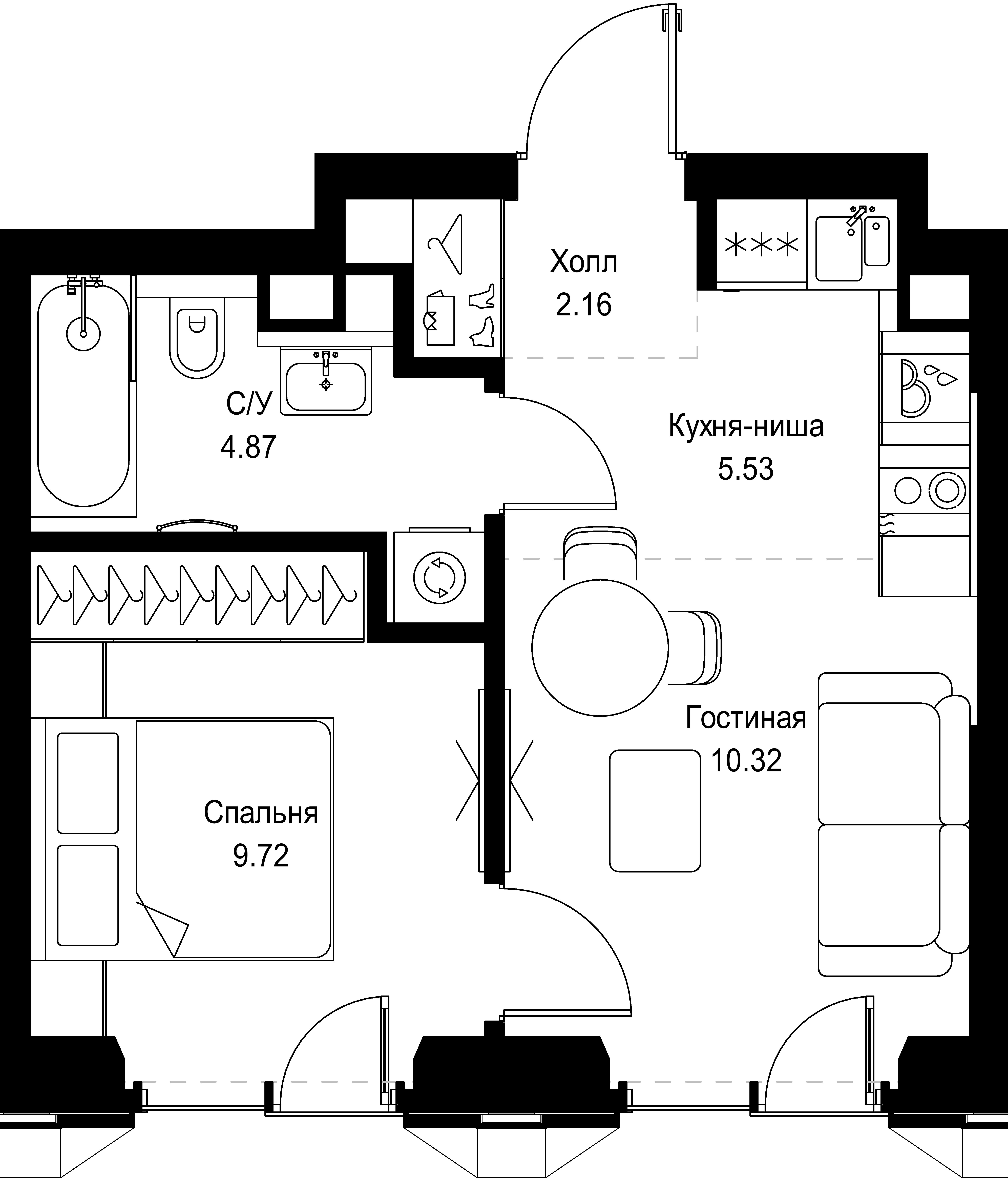 Квартира №21309