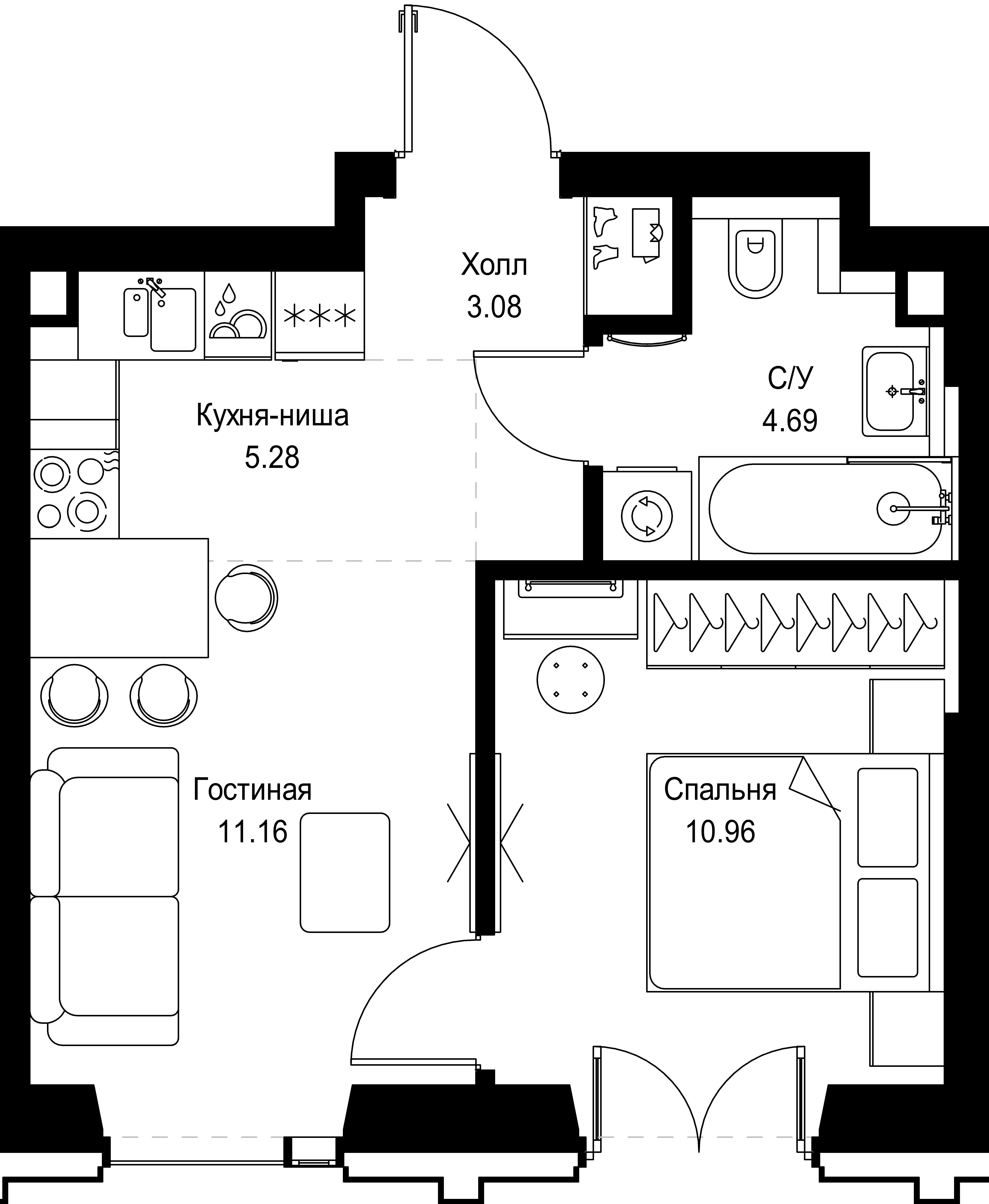 Квартира №20307
