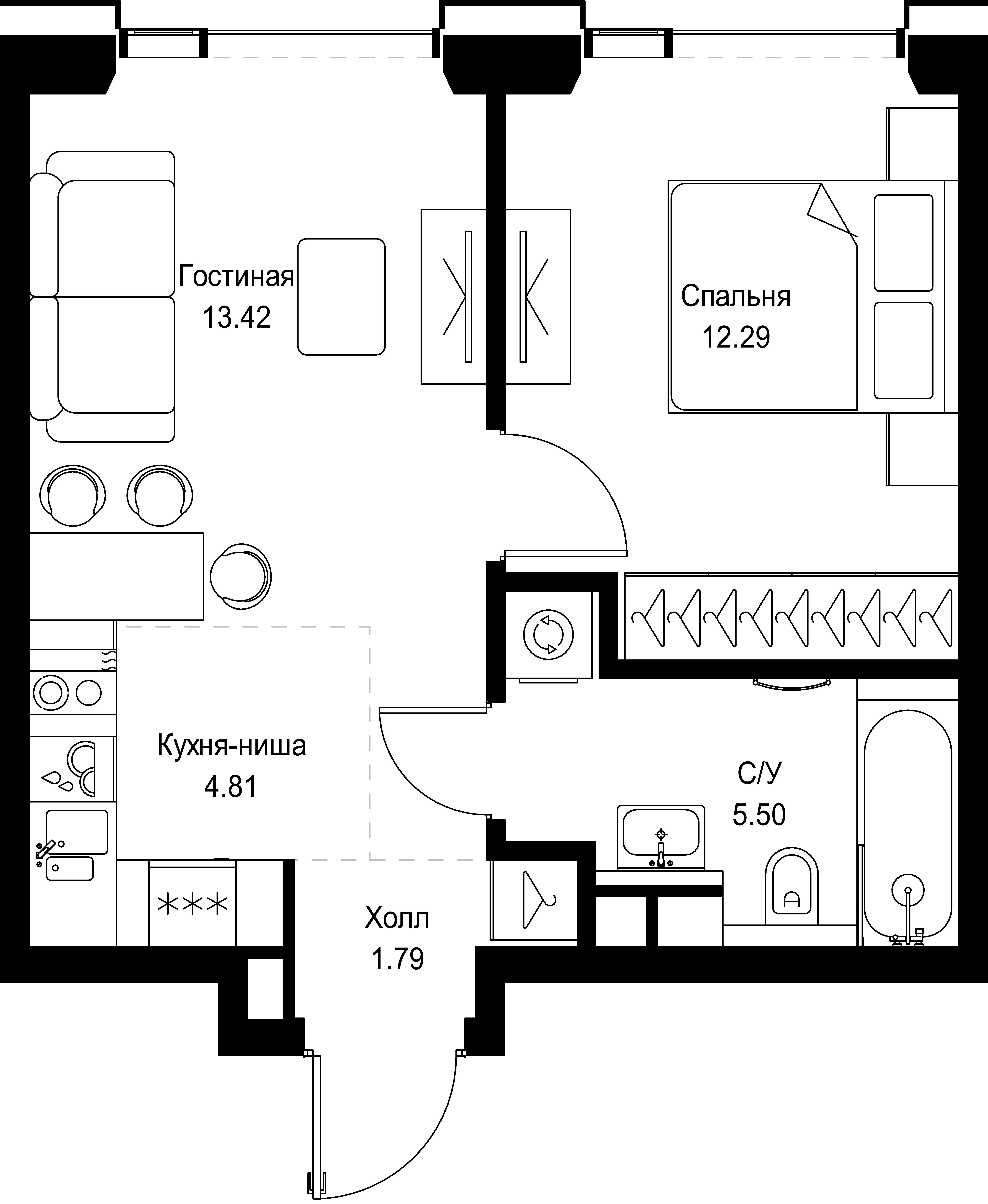 Квартира №24802