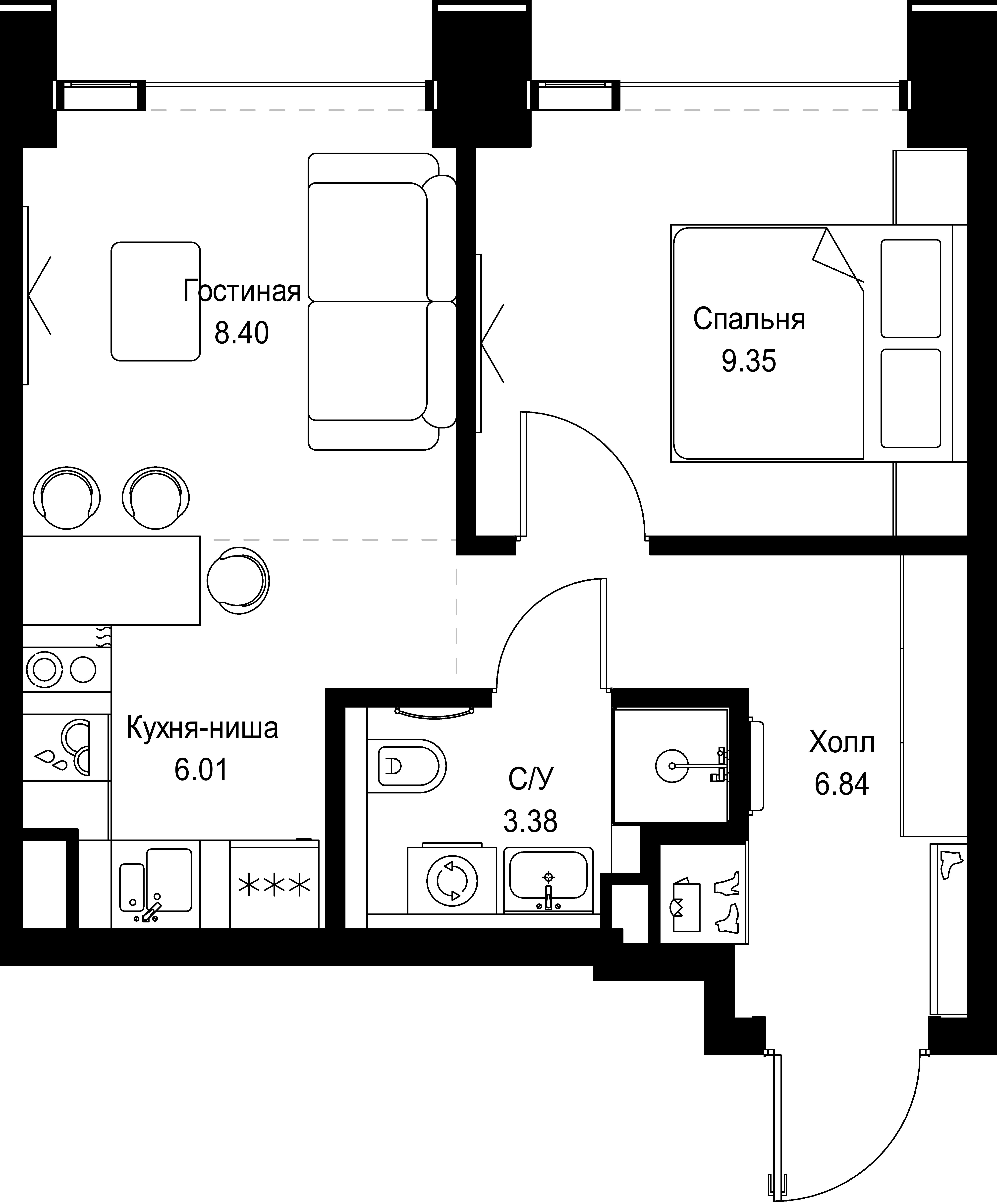 Квартира №25704