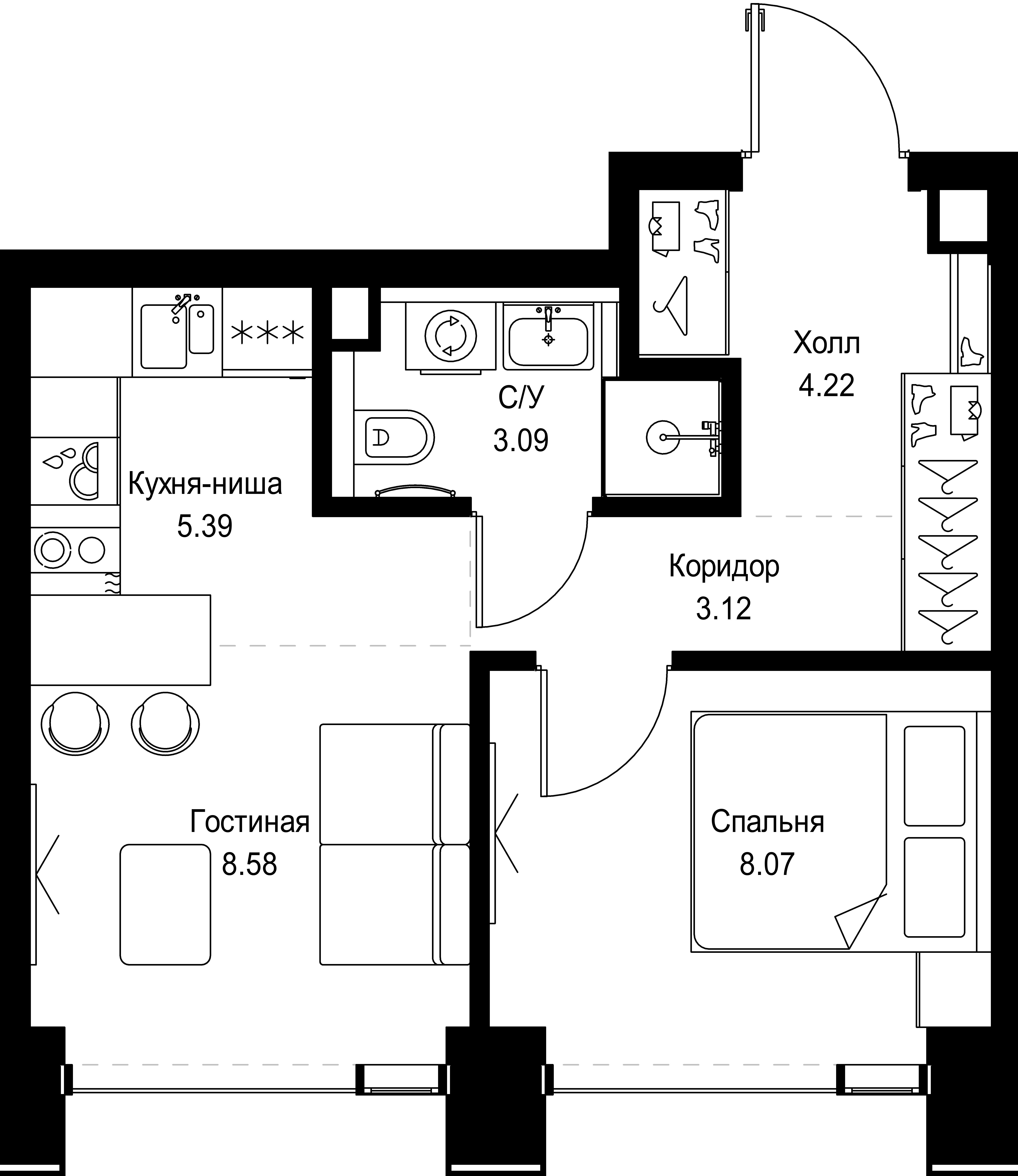 Квартира №25709