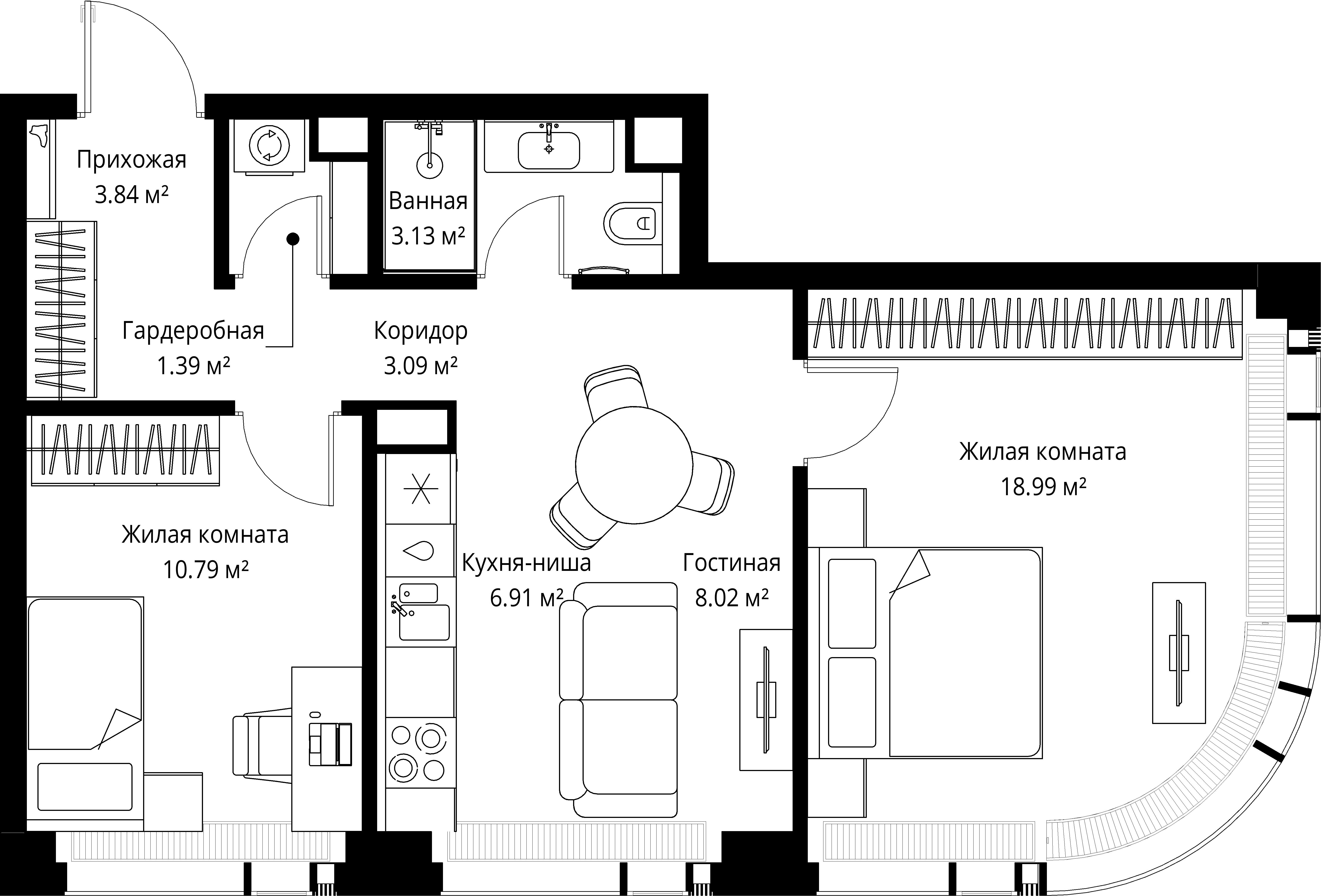 Квартира №12502