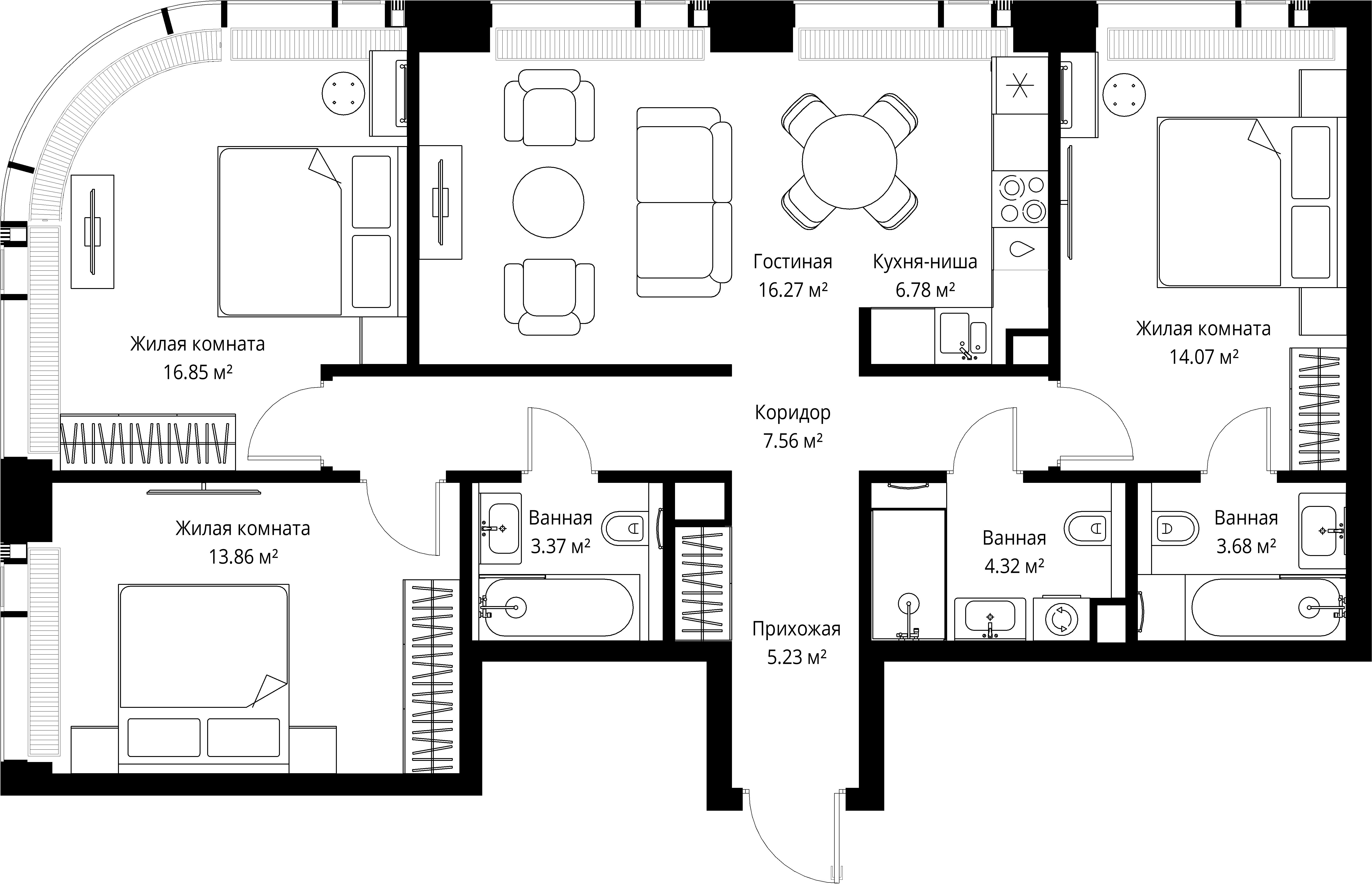 Квартира №11207