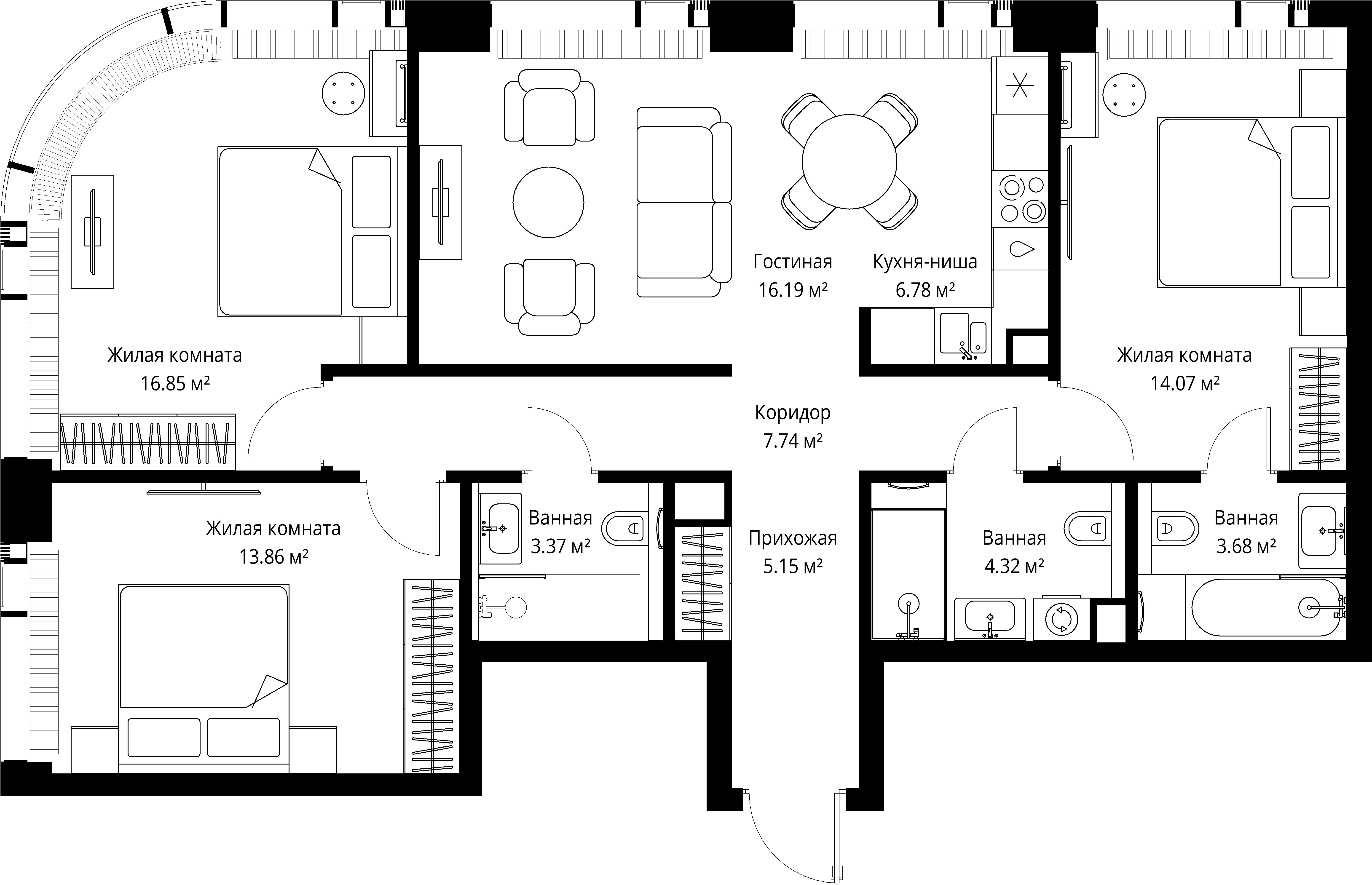 Квартира №12407
