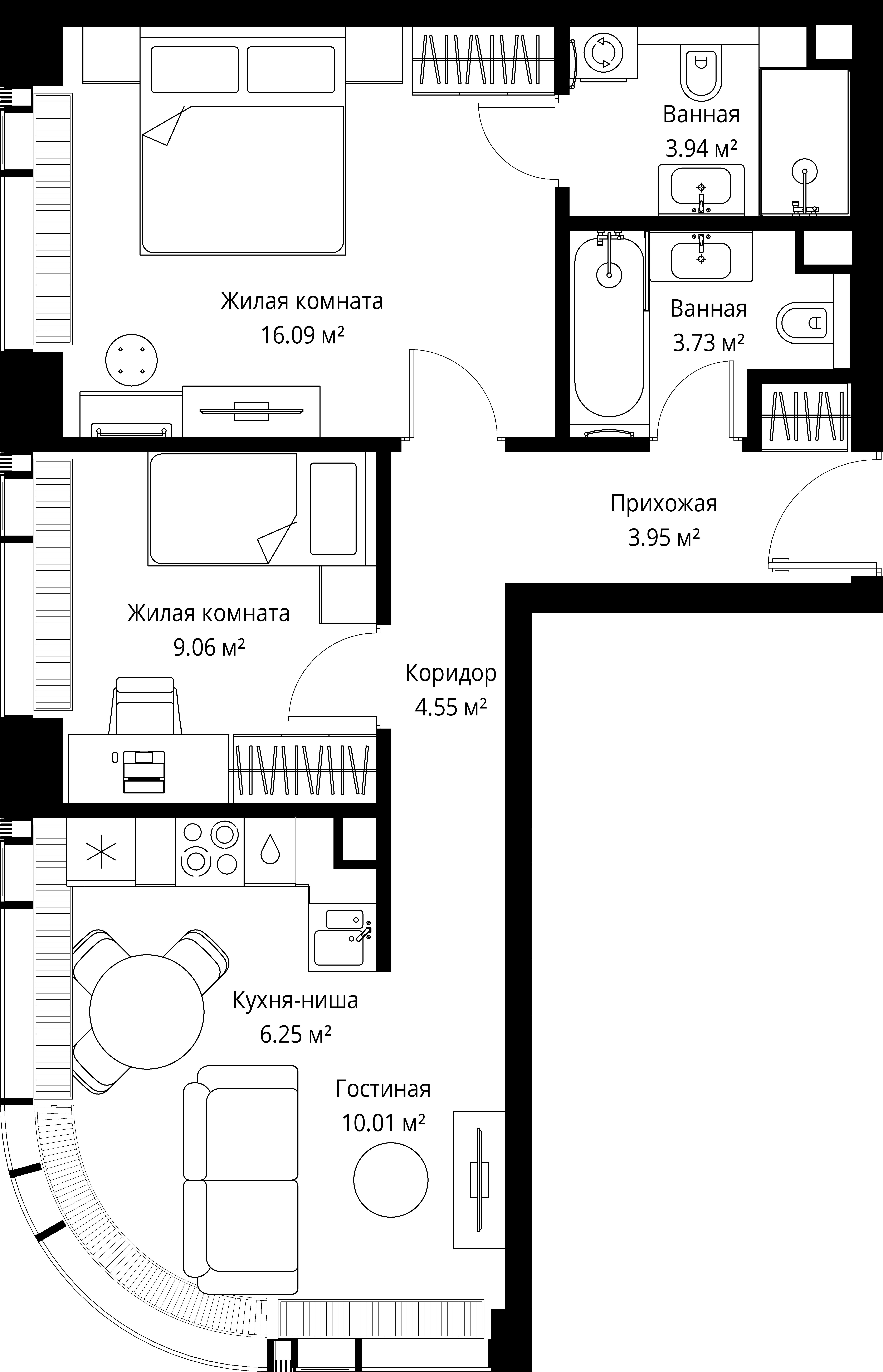 Квартира №10608