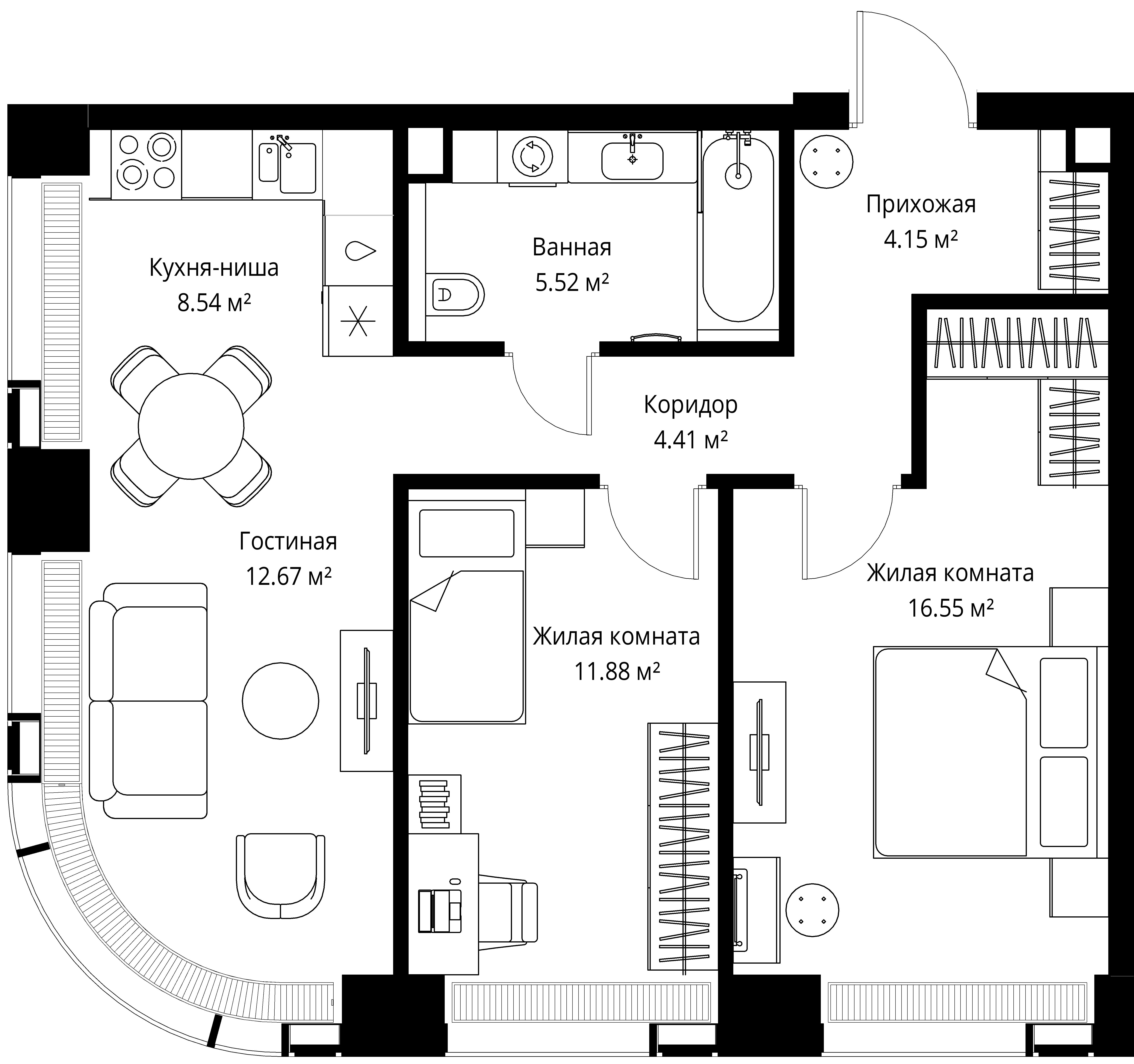 Квартира №20307
