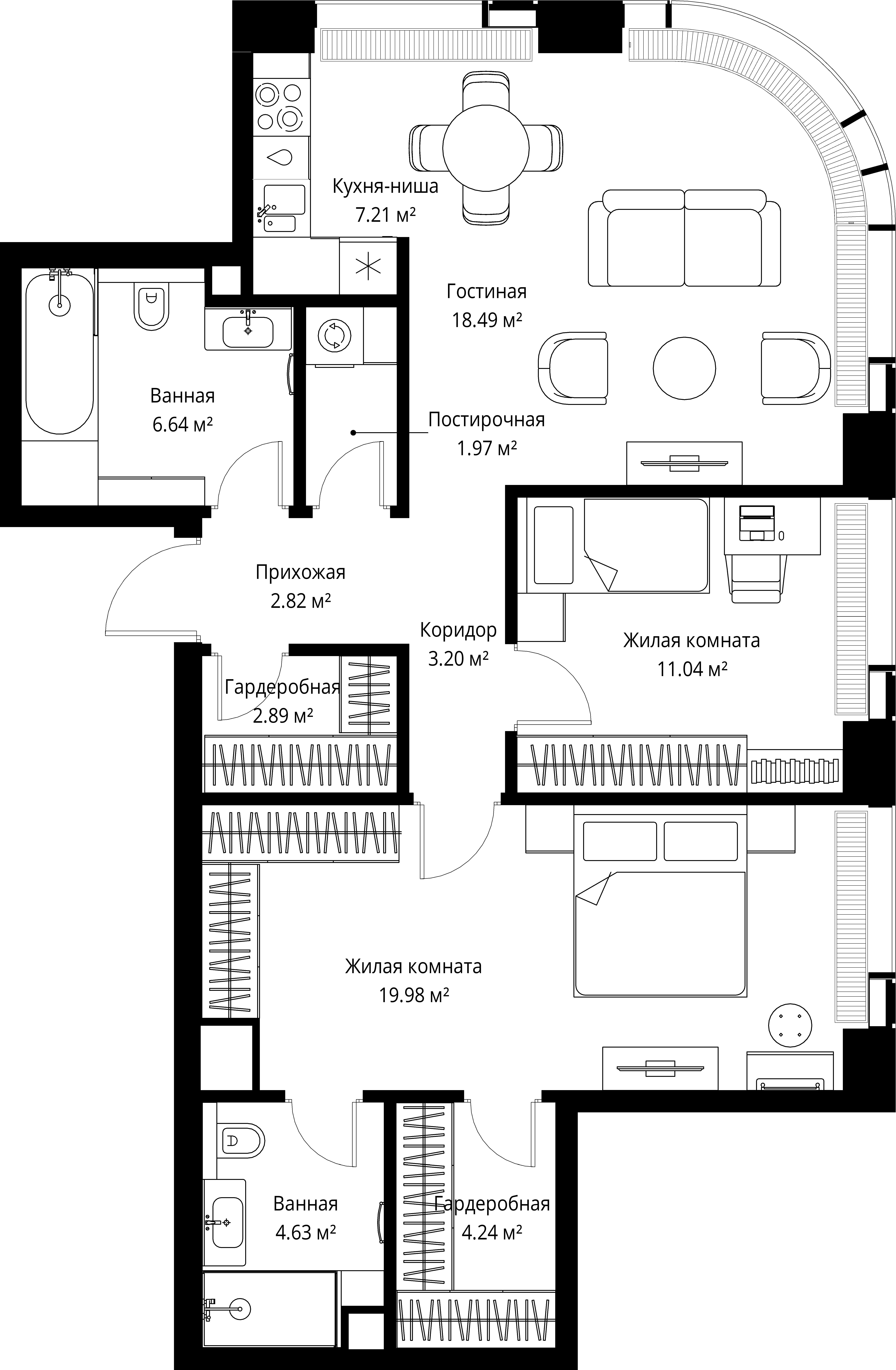 Квартира №23001