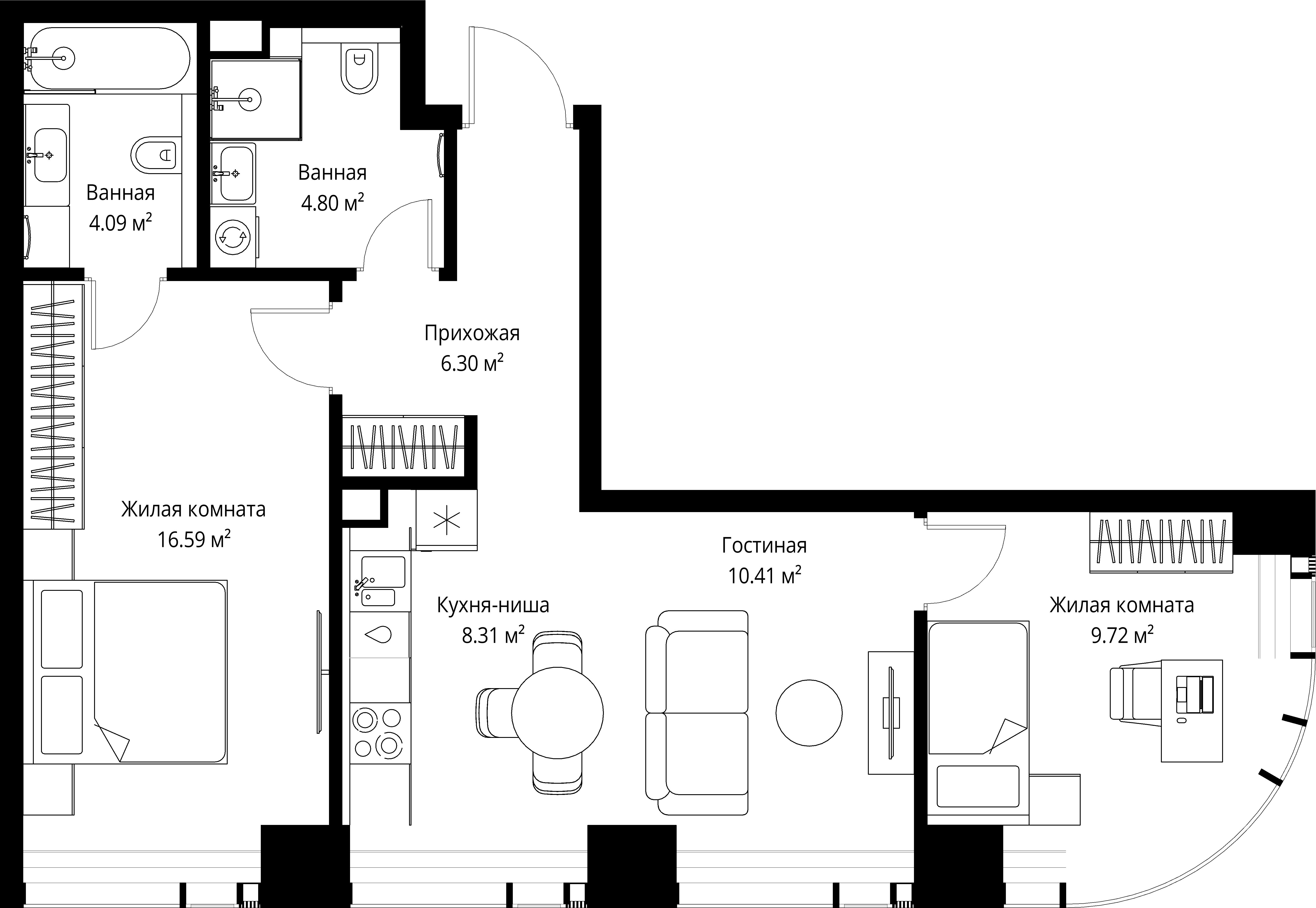 Квартира №32107
