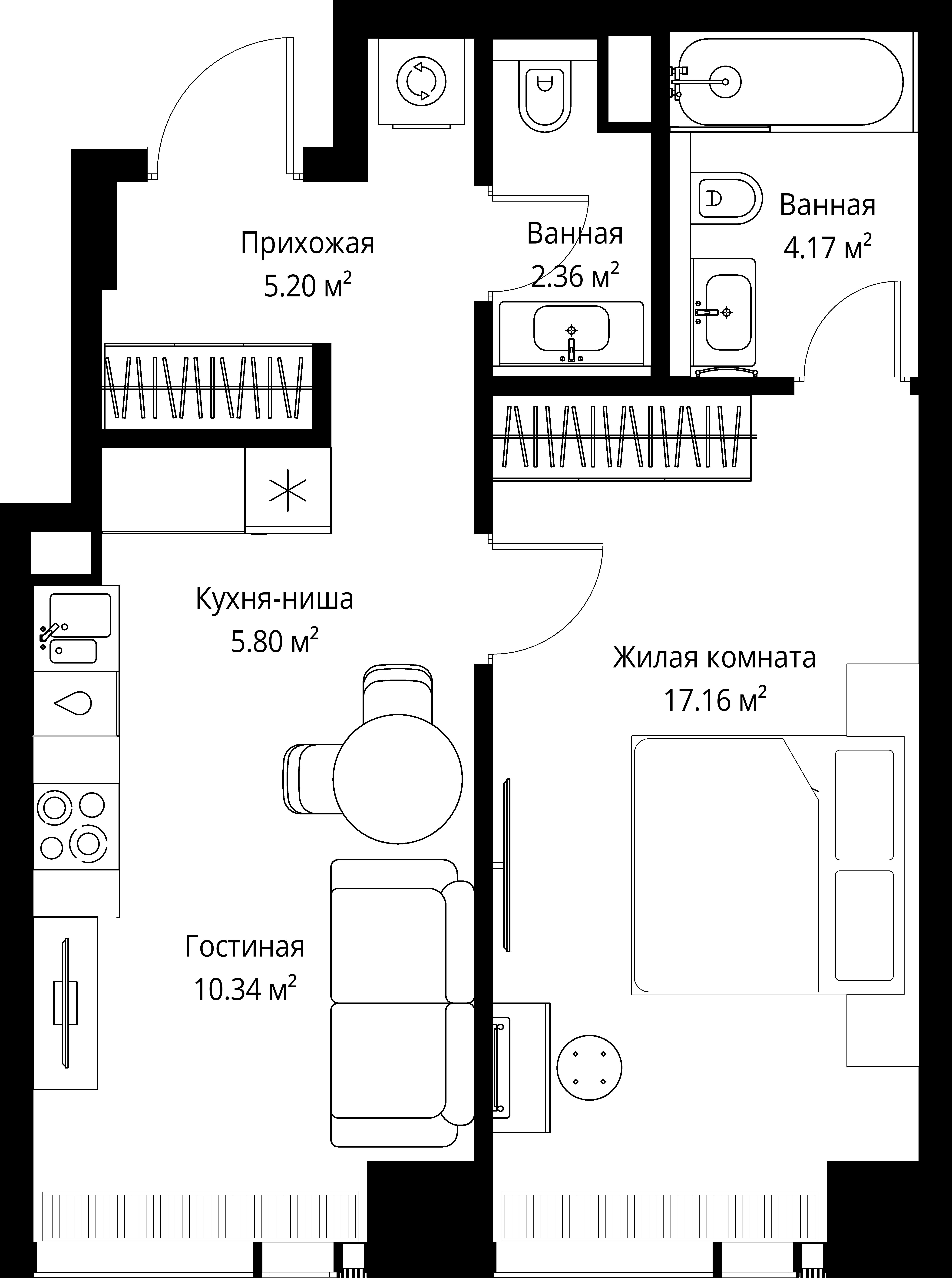 Квартира №33308