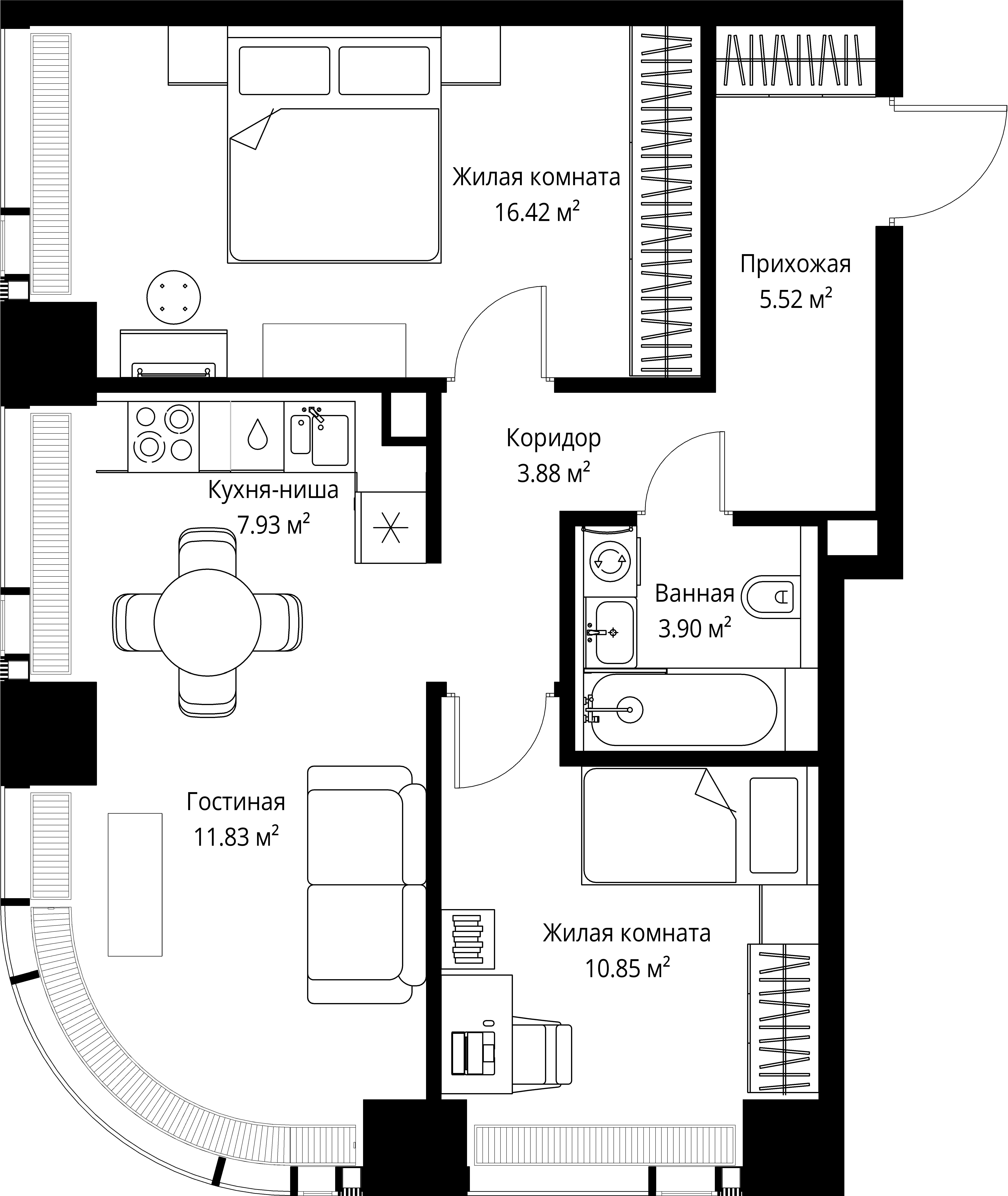 Квартира №33909