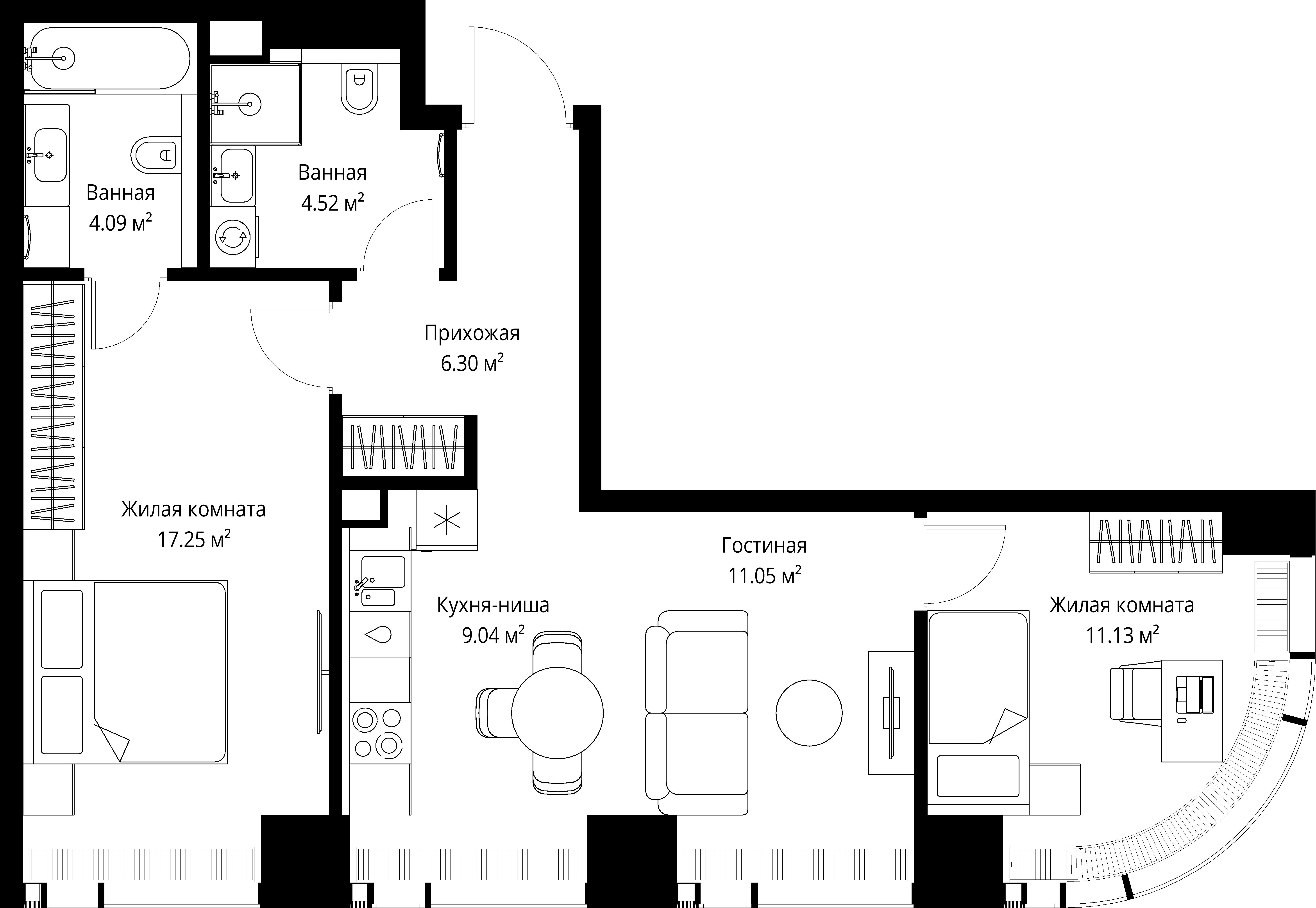 Квартира №30607