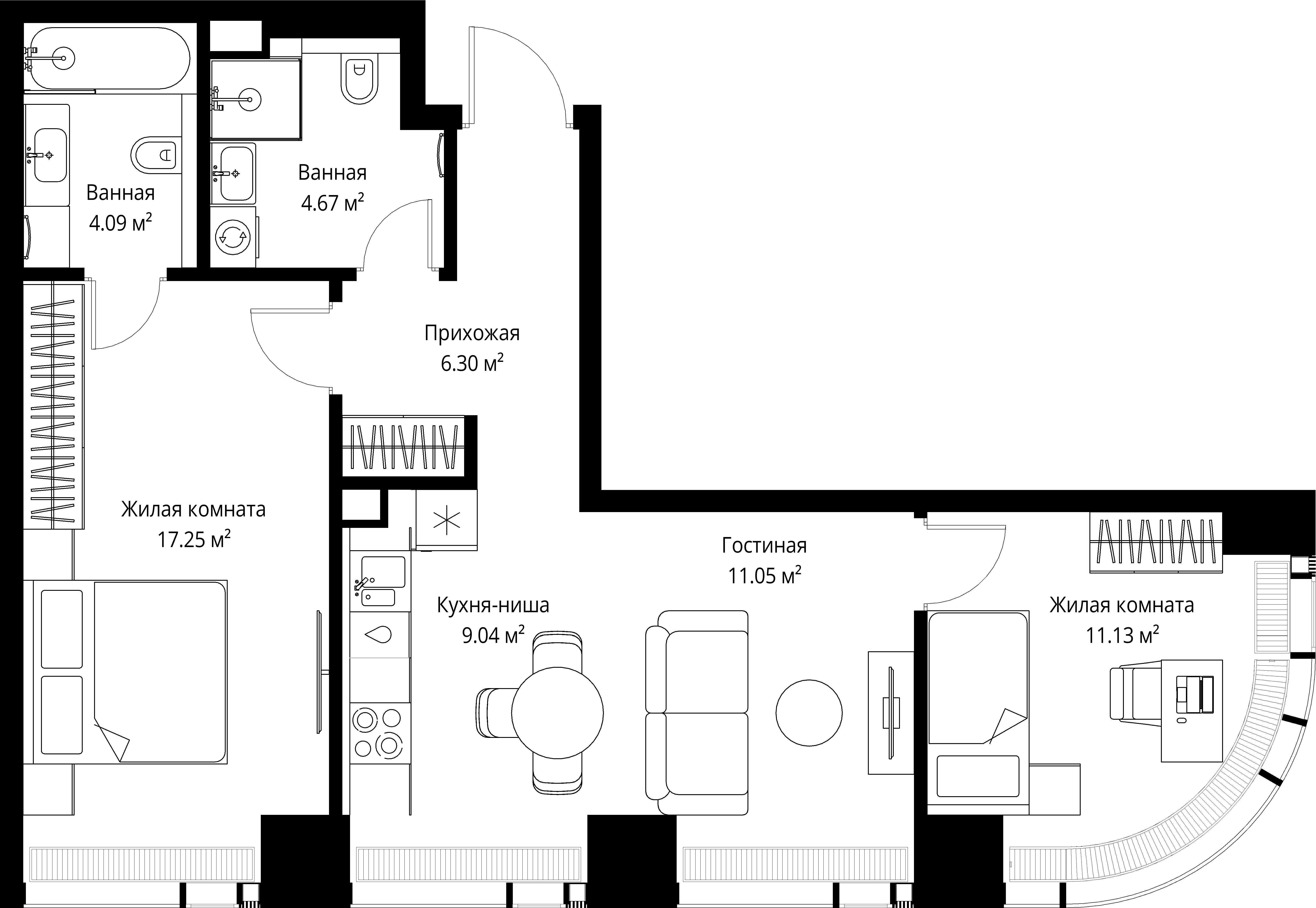 Квартира №30907