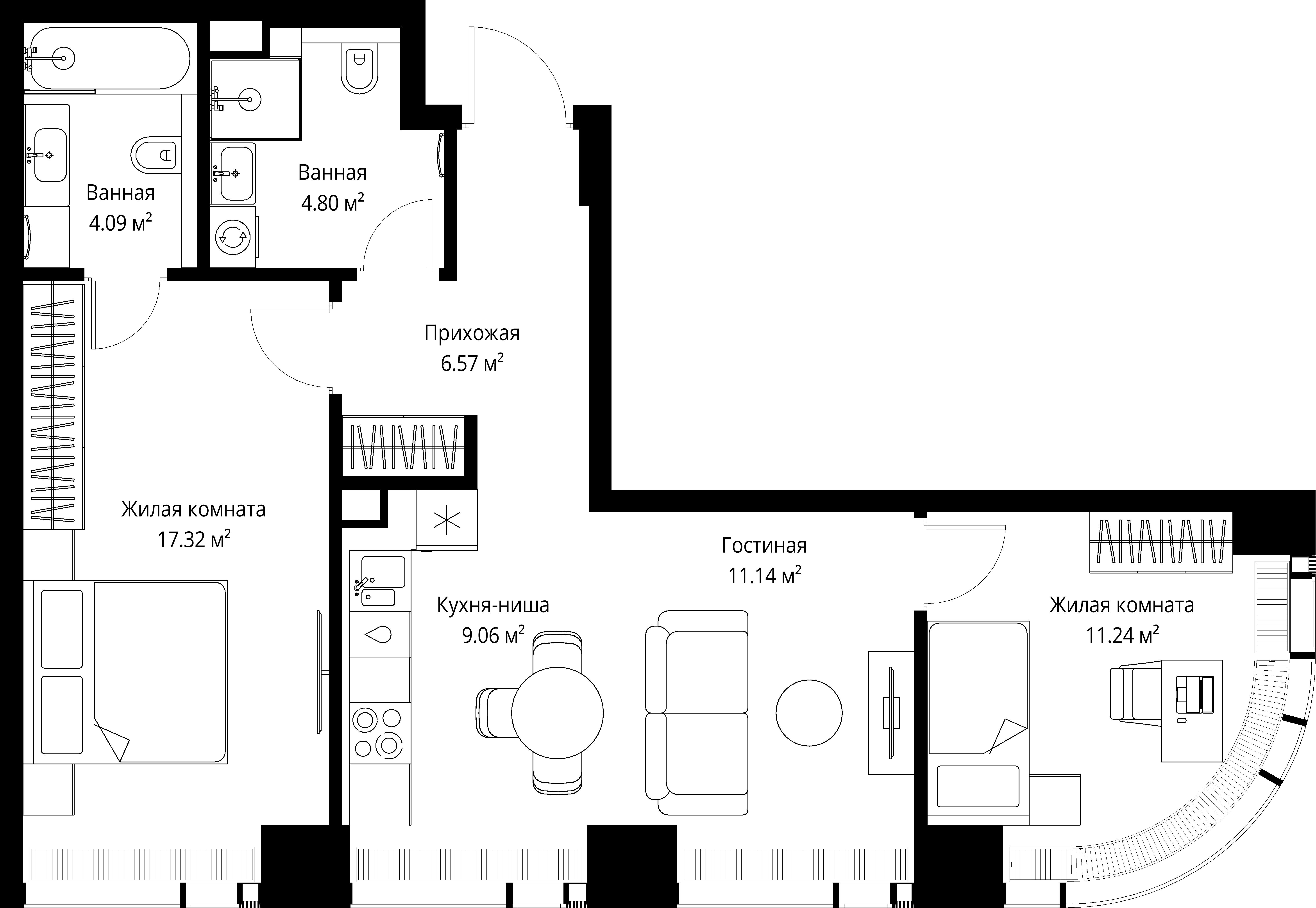Квартира №32307