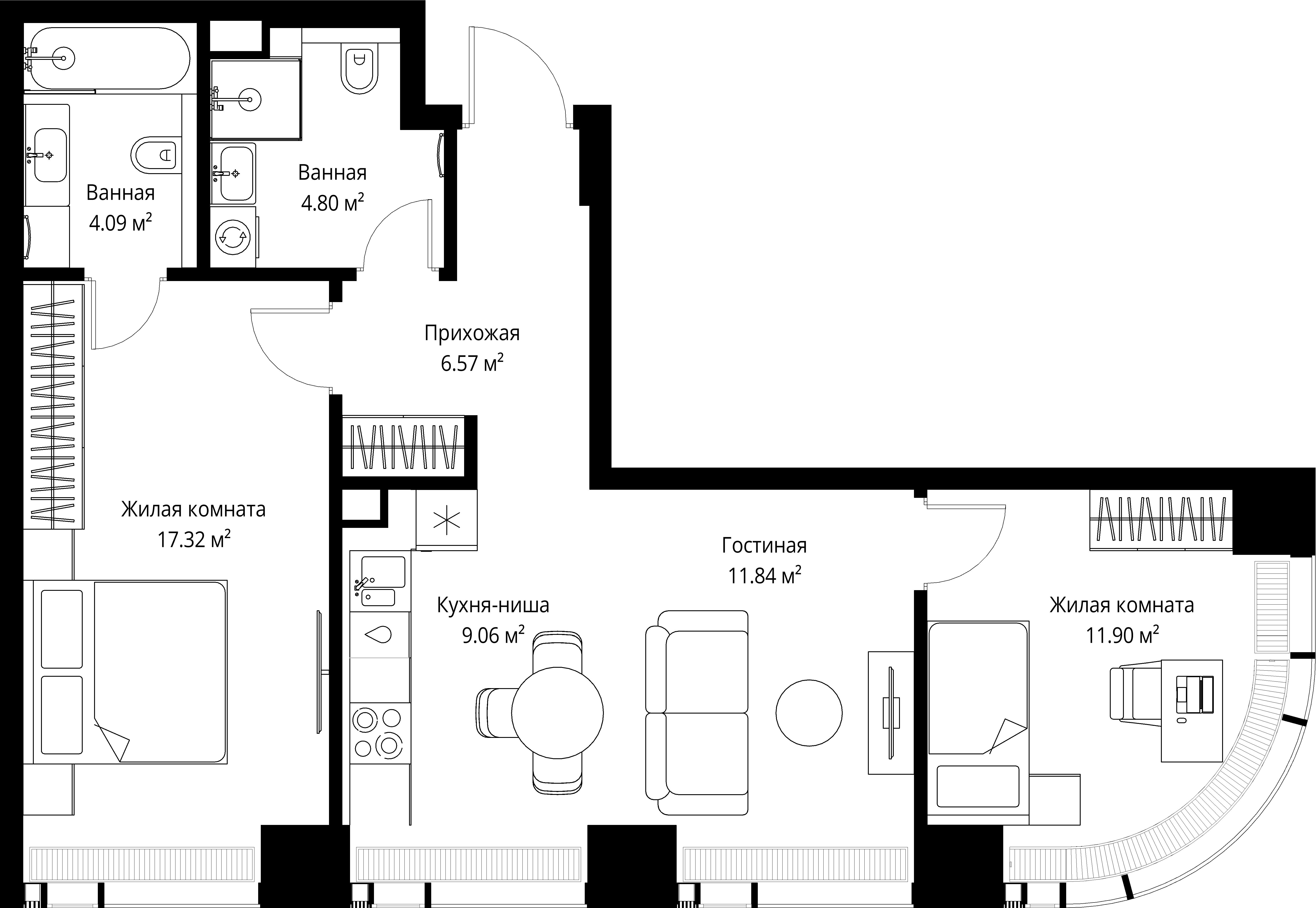 Квартира №33807