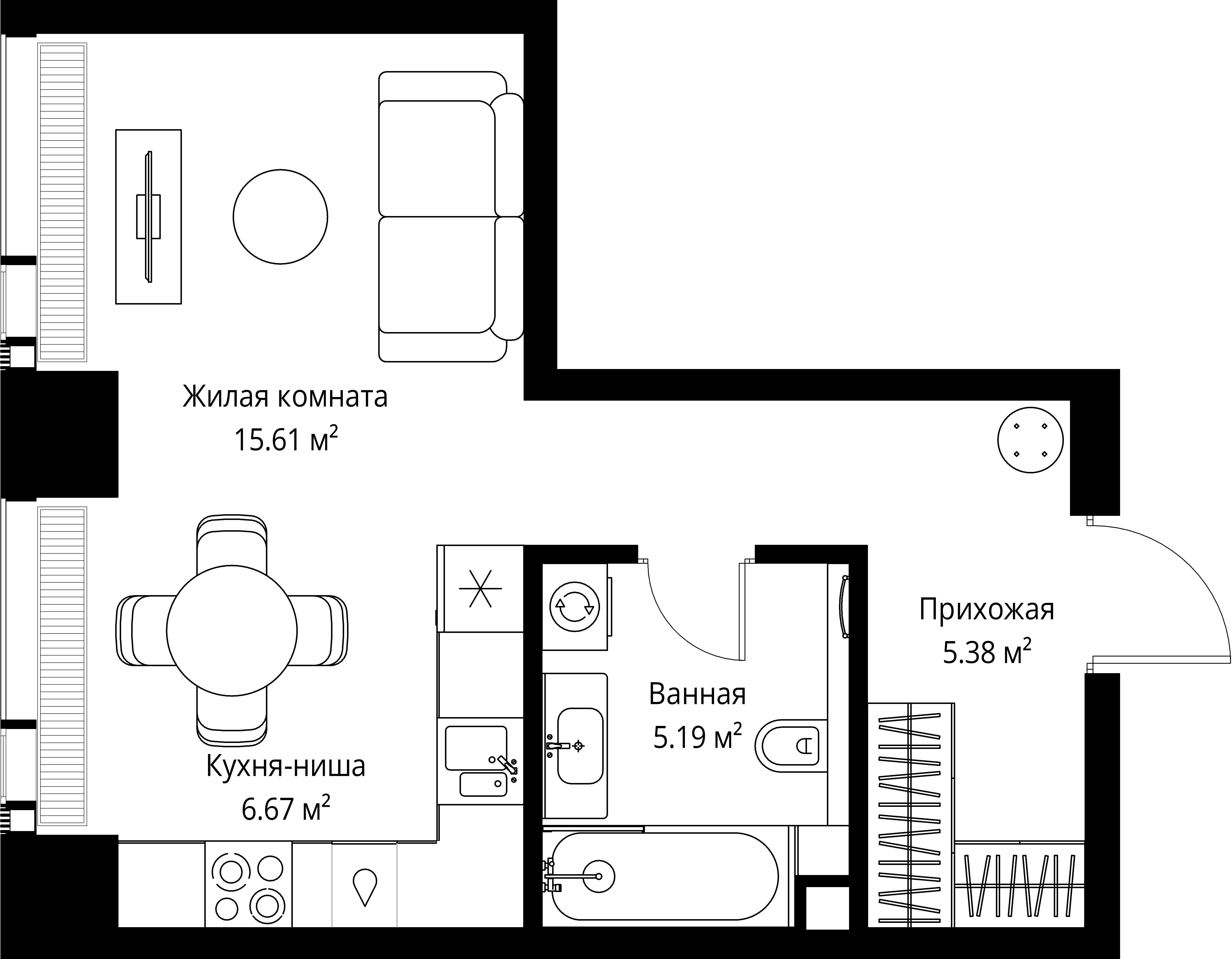 Квартира №33912