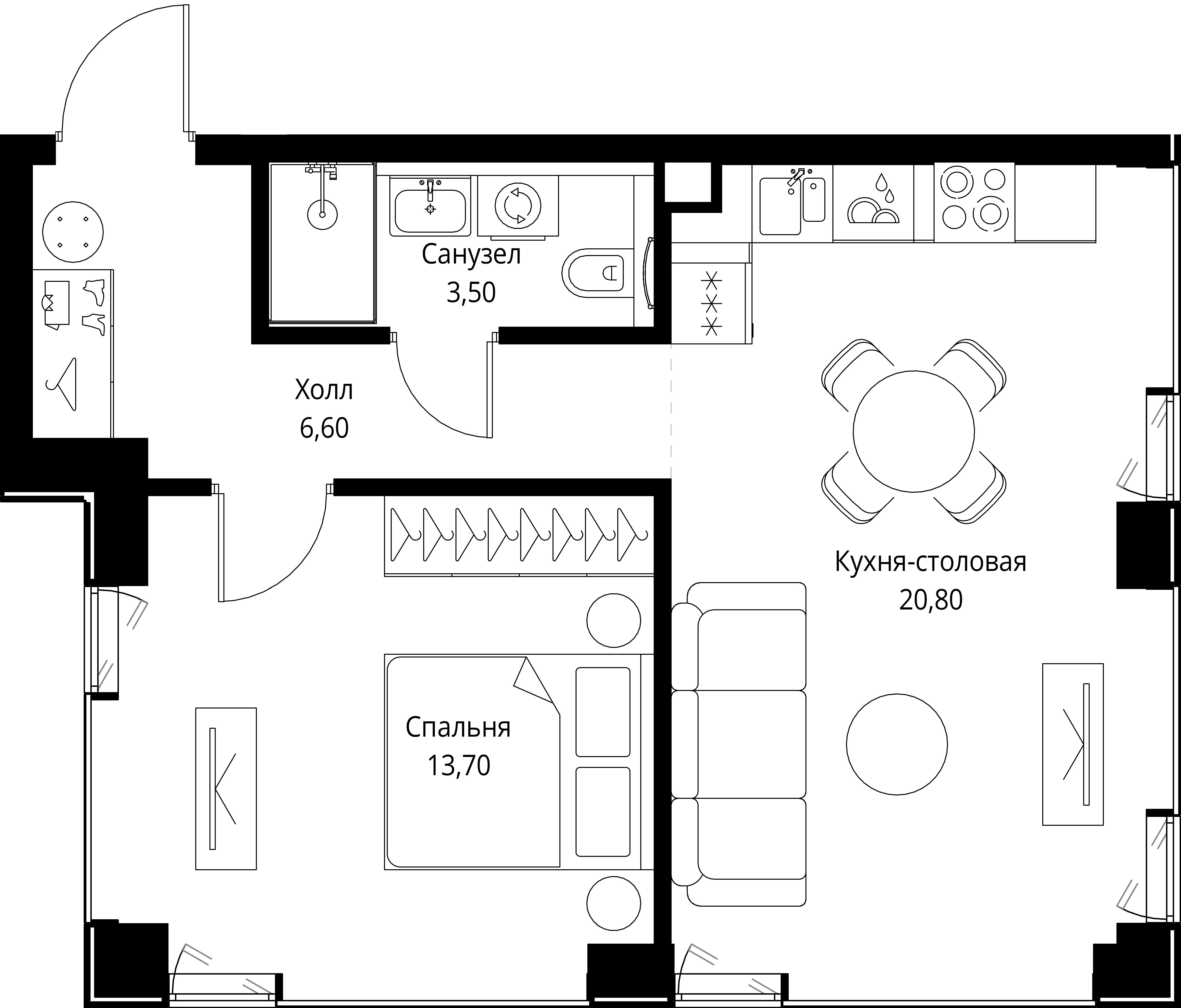 Квартира №121147